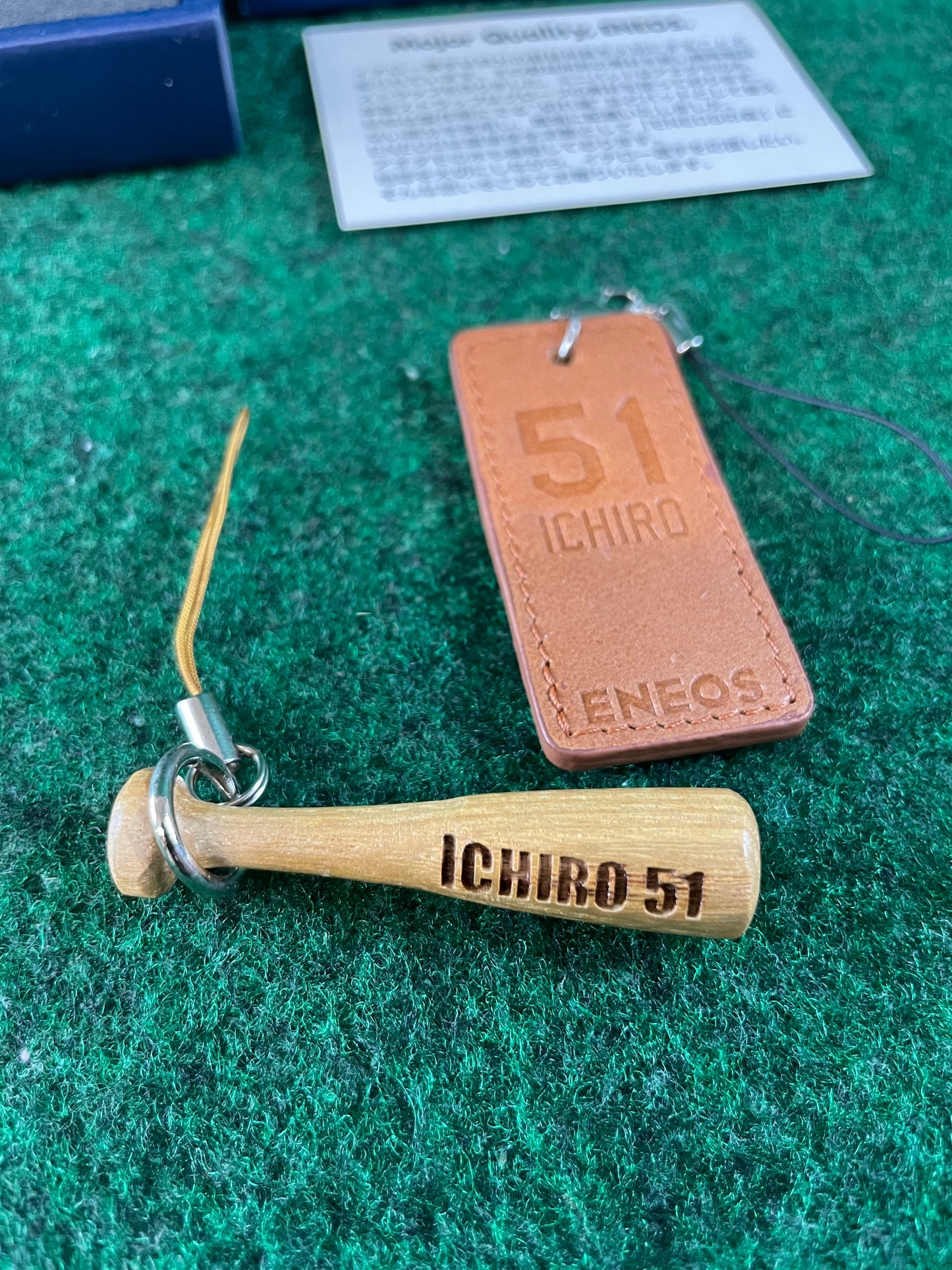 ENEOS - Ichiro Suzuki No. 51 Cellphone Keychain Charm Set