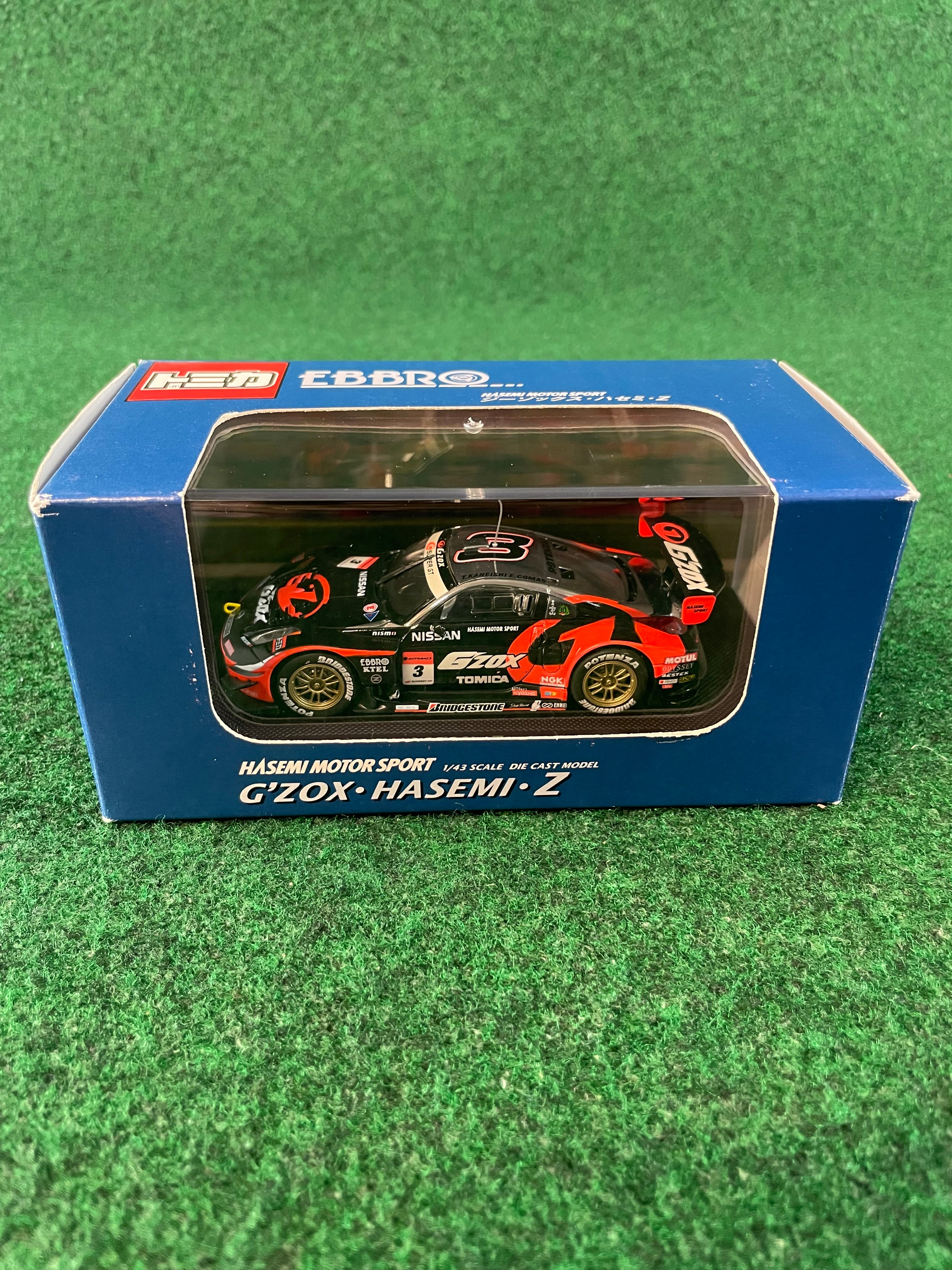 Tomy EBBRO - SuperGT G'Zox Hasemi Nissan Fairlady Z 1/43 Scale