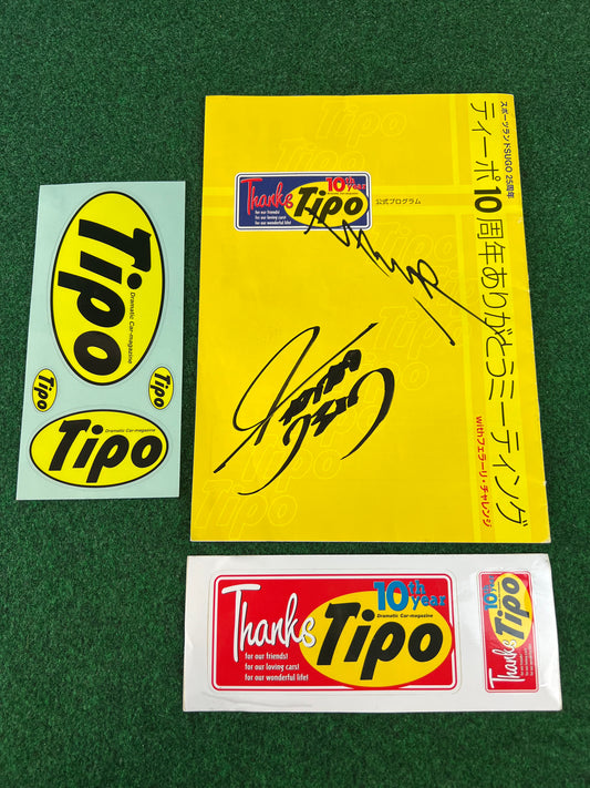 Tipo - 10th Anniversary “Thanks” Celebration Program and Sticker Set