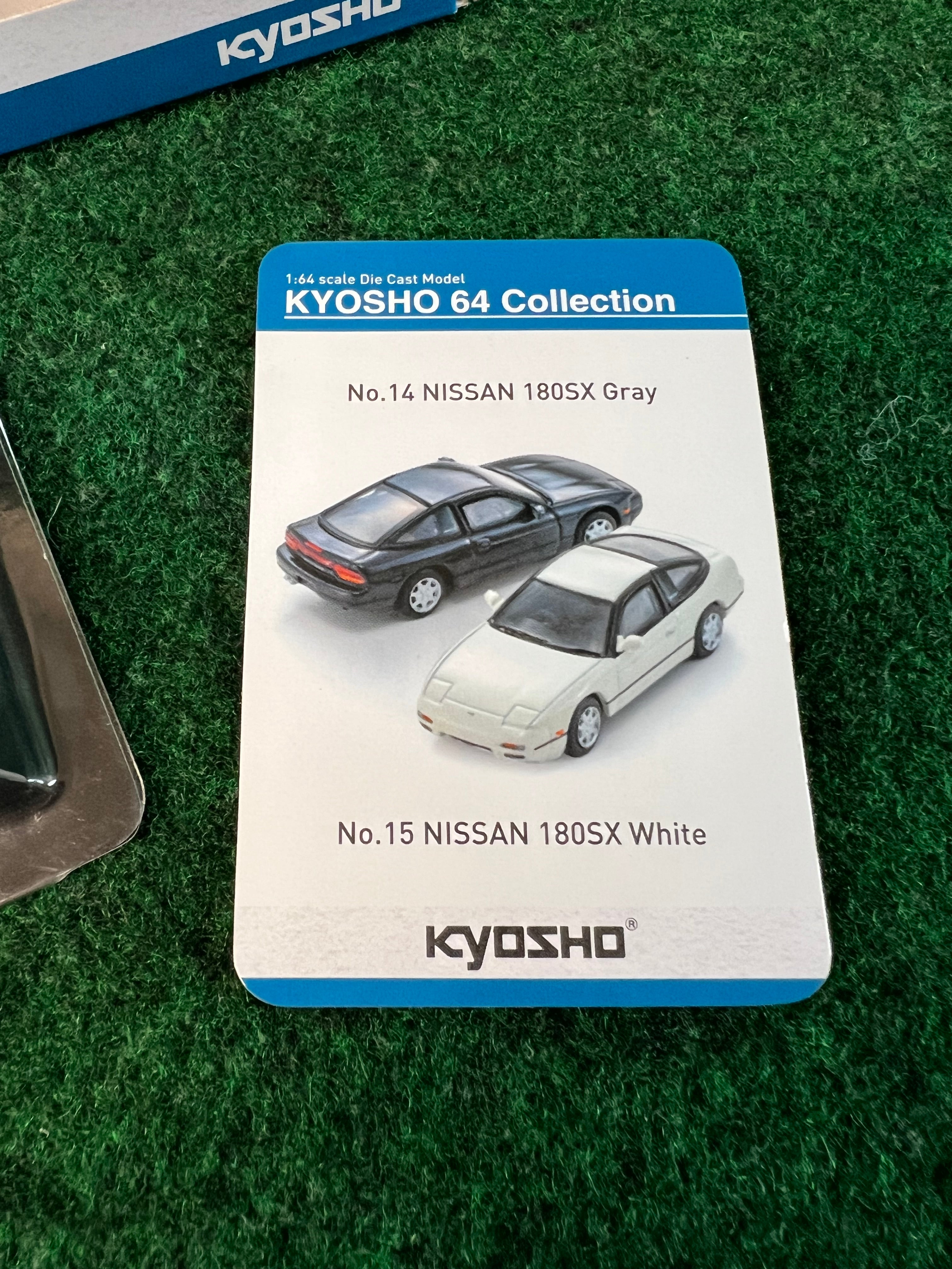 KYOSHO 64 Collection - Nissan 180sx (White) 1/64 Scale Diecast Car