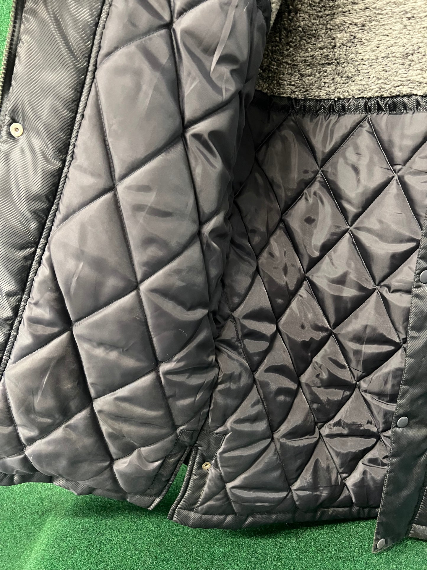 DUNLOP Motorsport - Insulated Fleece Lined Dark Grey Bench Coat