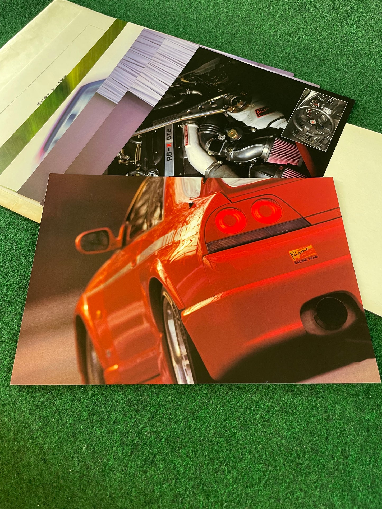Nissan Skyline 400R R33 GT-R - Japanese Dealer New Car Press Release Folder Packet Brochure