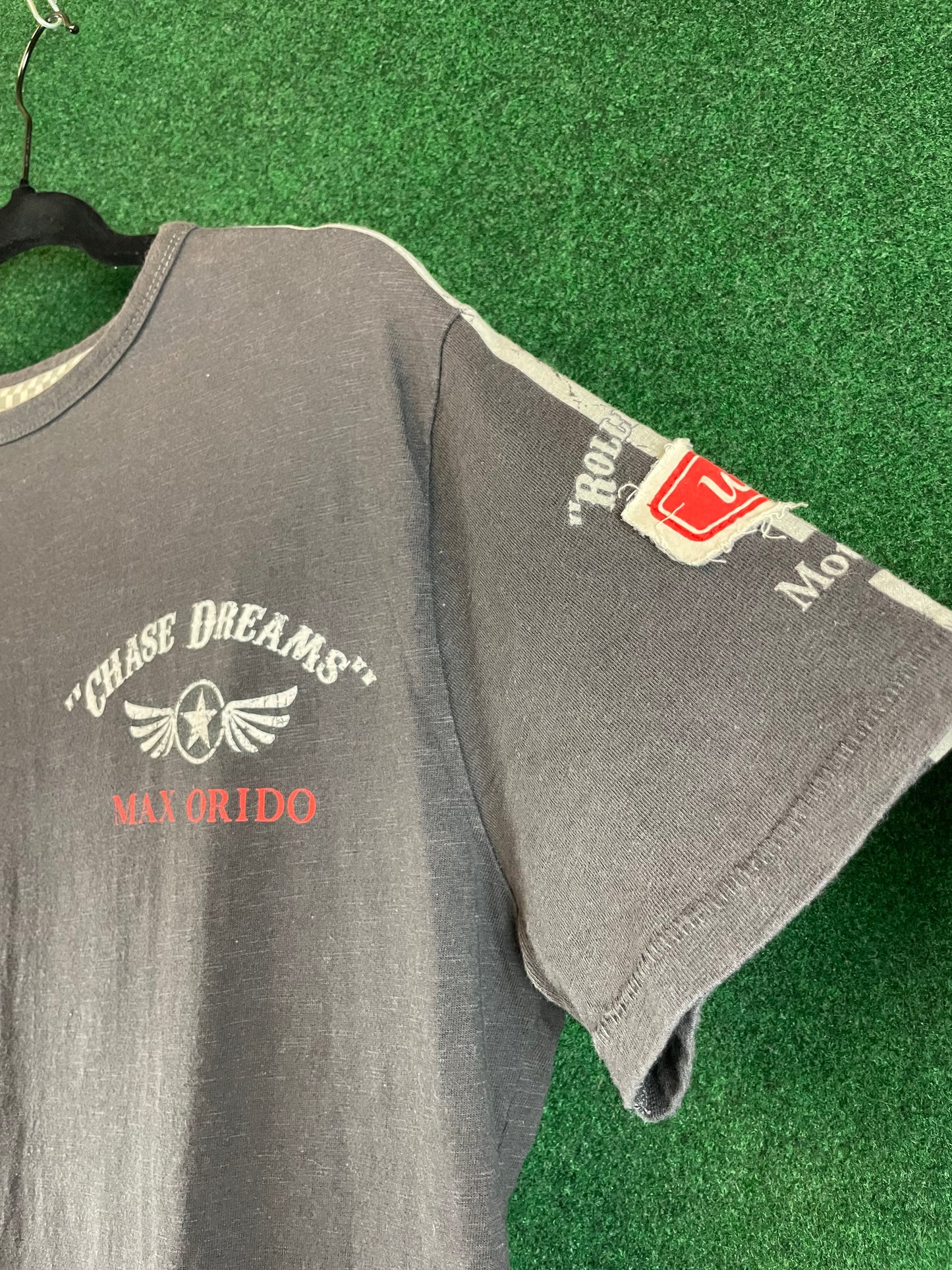 Max Orido 559 Ridox Vintage Style Distressed T-Shirt