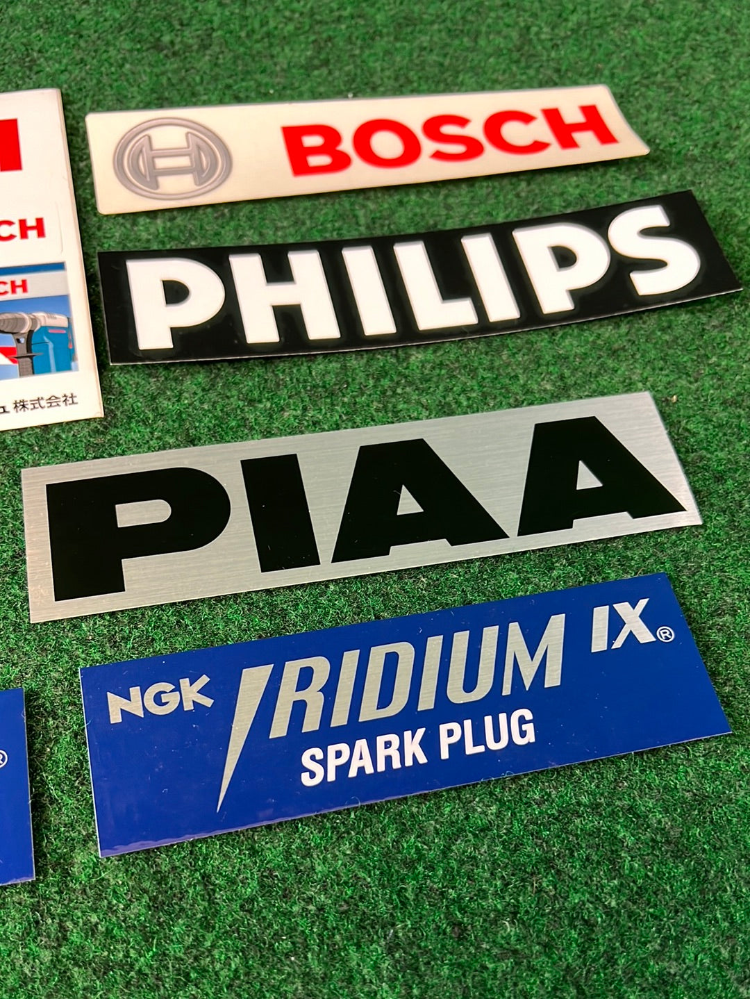 Sticker Set - PIAA, NGK, Philips, BOSCH