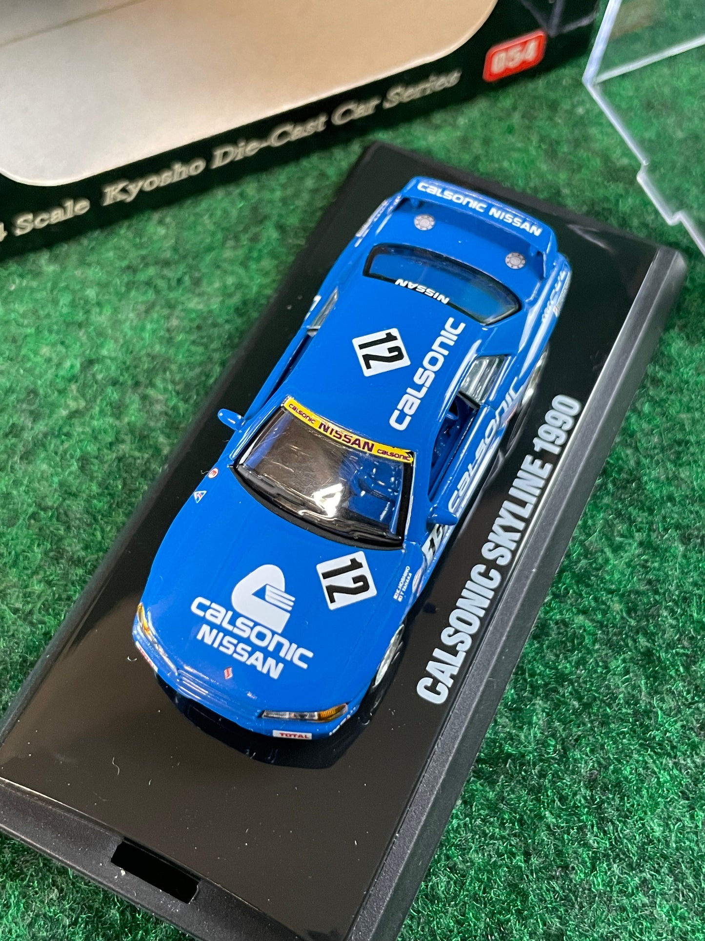 KYOSHO - Beads Collection 1990 & 1991 Calsonic IMPUL Nissan Skyline R32 GT-R 1/64 Scale Diecast Set