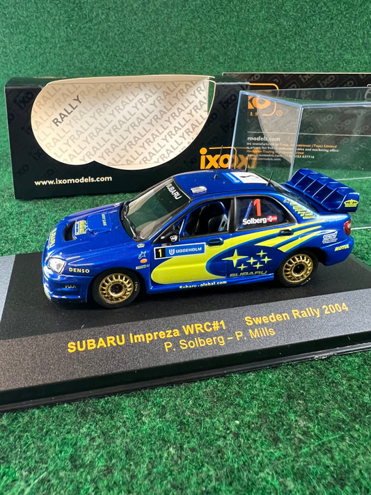 ixo - Subaru Impreza Sweden Rally 2004 Solberg & Mills 1/43 Scale Diecast