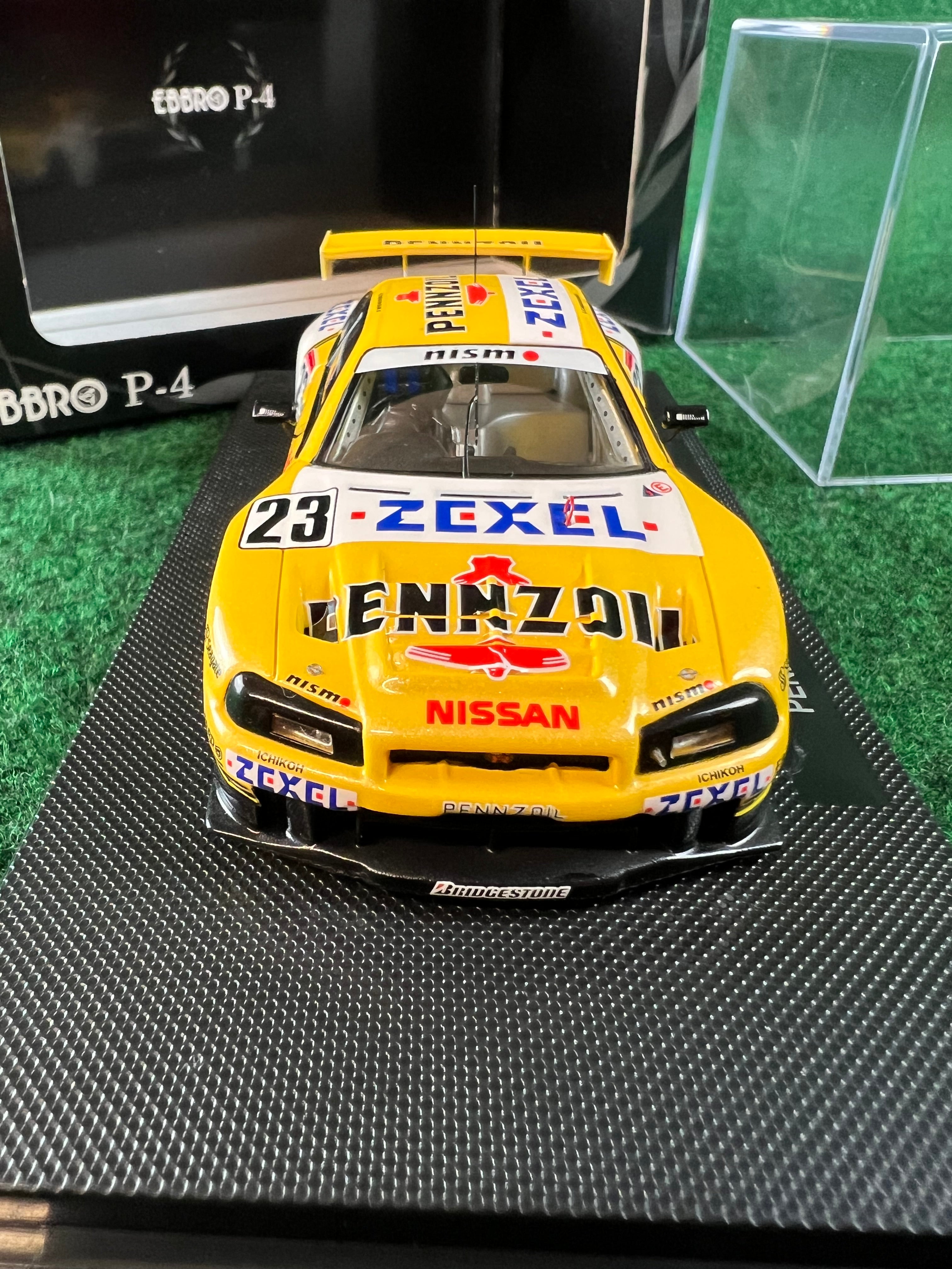EBBRO P-4 JGTC 2001 カルソニック スカイライン R34 EBBRO P-4 Nissan Skyline R34 GTR 2001 Pennzoil Zexel 1/43