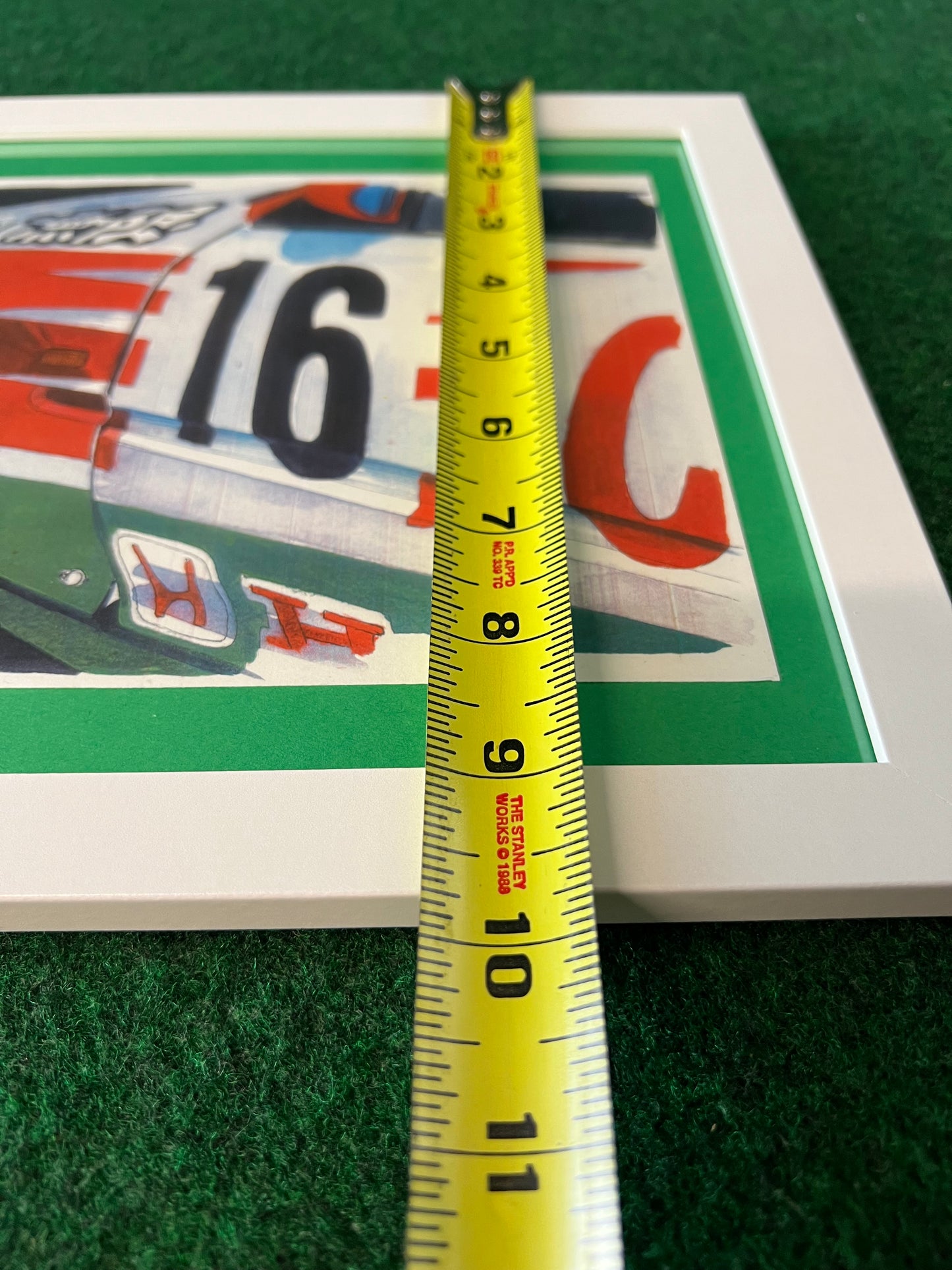JTCC Castrol Honda Civic Ferio Racecar #16 Door and Wheel View Framed Print