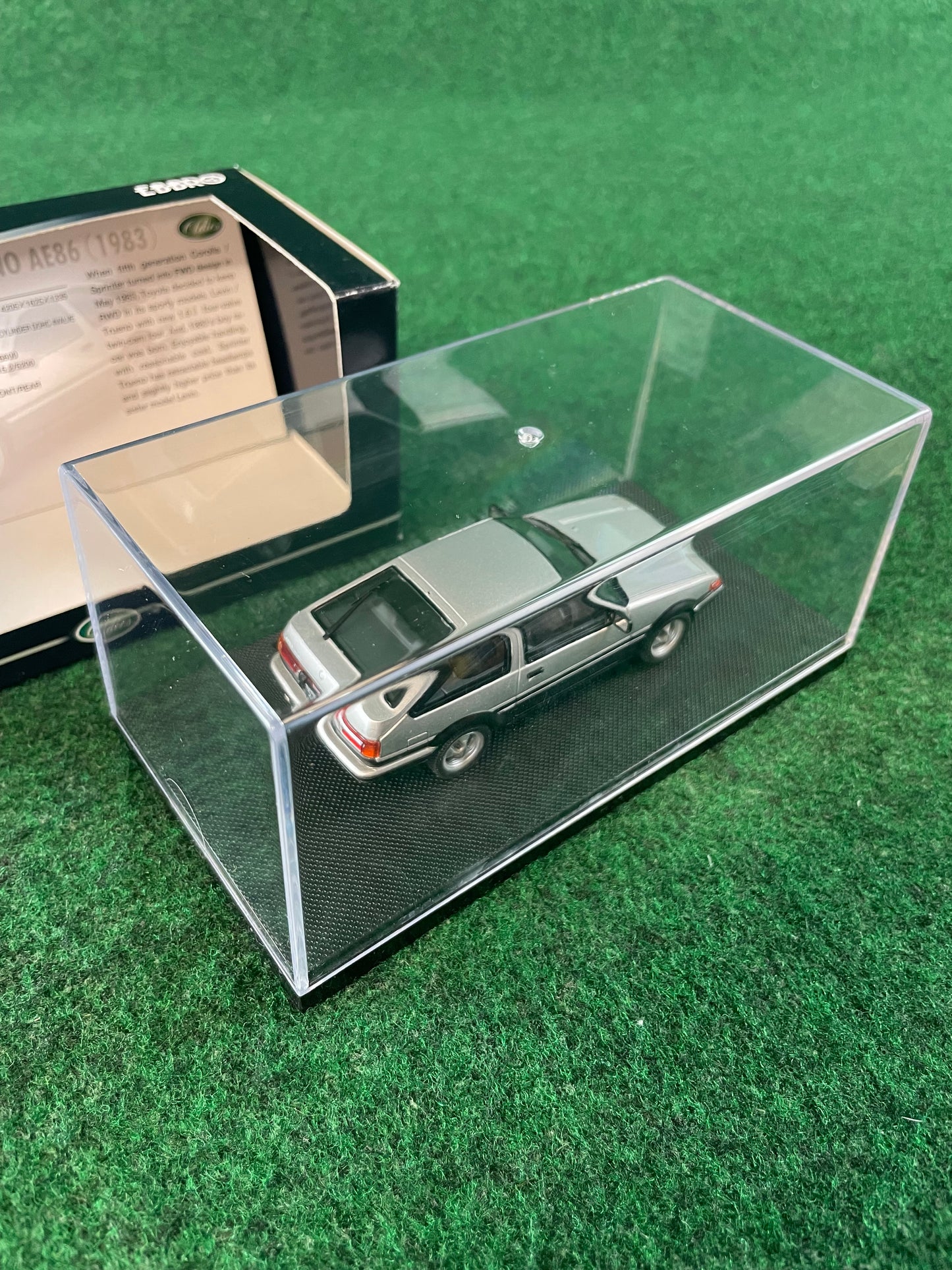 EBBRO Oldies: 1983 Toyota Sprinter Trueno AE86 3 Door - Silver 1/43 Scale Diecast