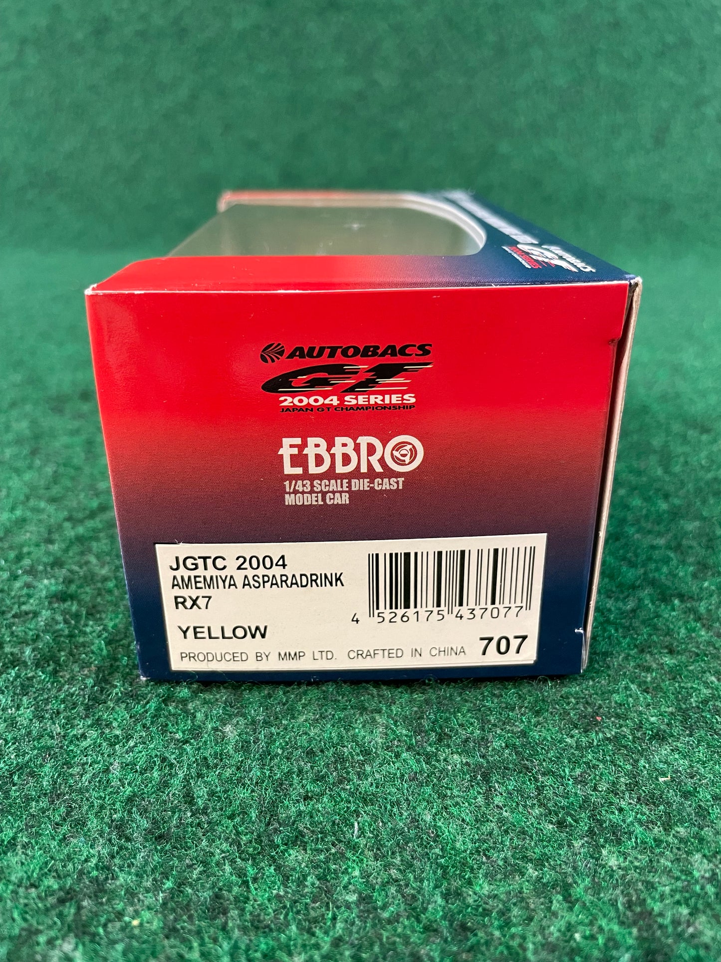 EBBRO JGTC 2004 RE Amemiya Aspara Drink Mazda RX7 1/43 Scale Diecast