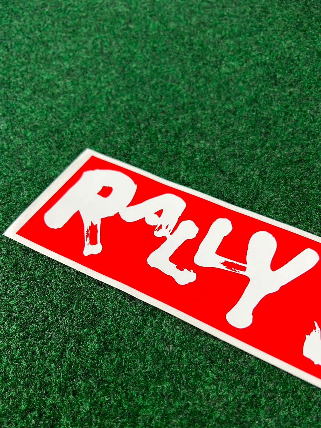 Rally Japan Font Logo Bumper Sticker