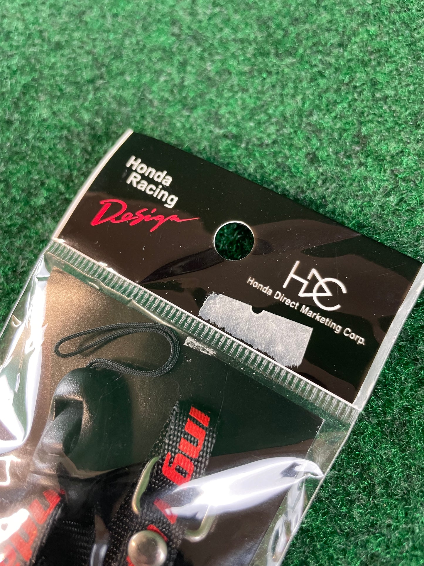 Honda Racing - Black/Red Lanyard Keychain Thin Neck Strap