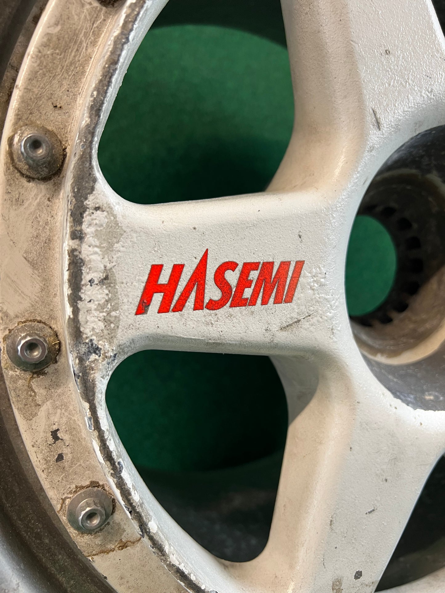 HASEMI x SSR Wheels - JGTC Nissan Skyline R32 GT-R Race Used Centerlock Wheel Set