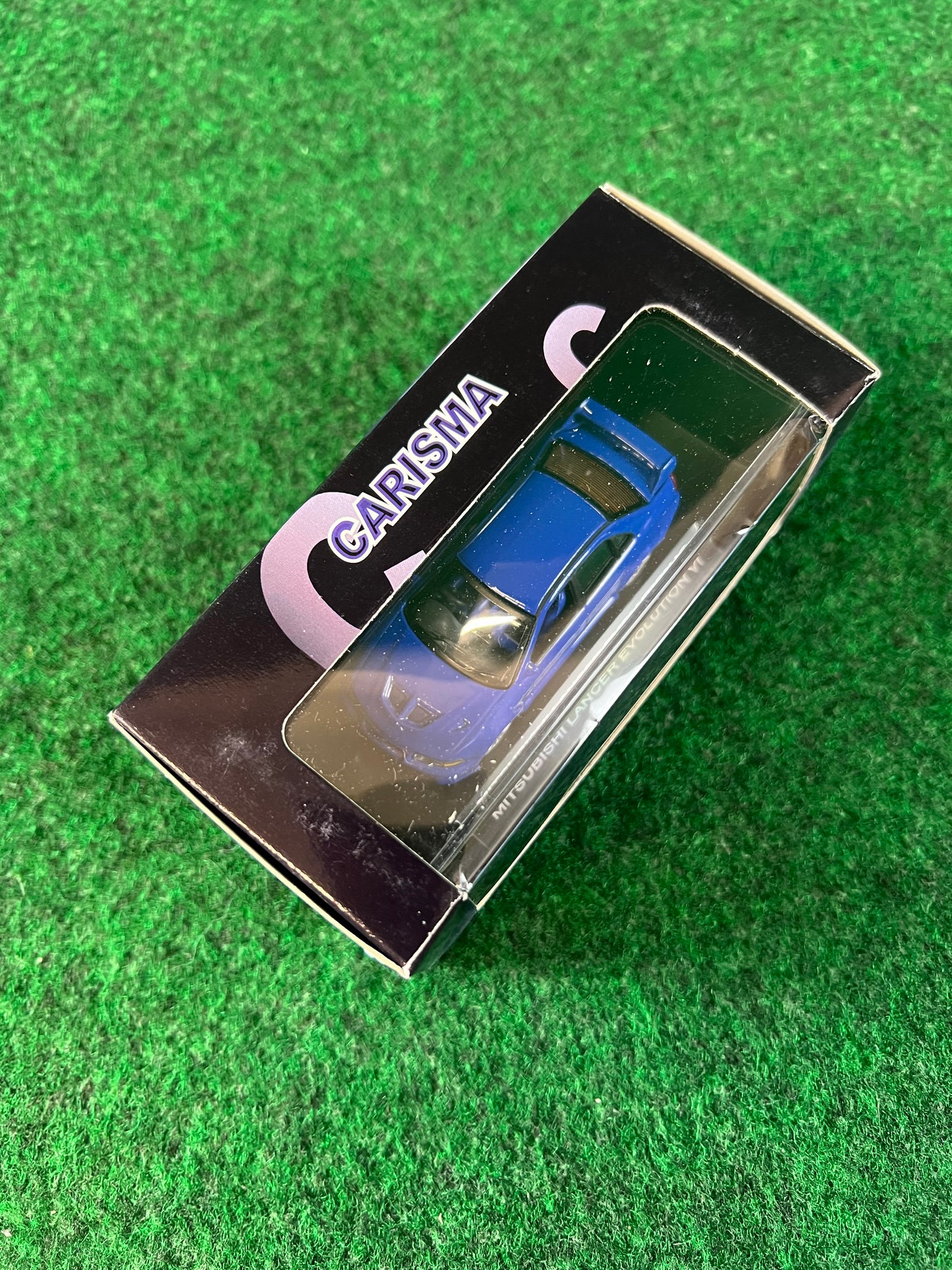 CARISMA - Mitsubishi Lancer Evolution VI (Blue) 1/64 Scale Diecast