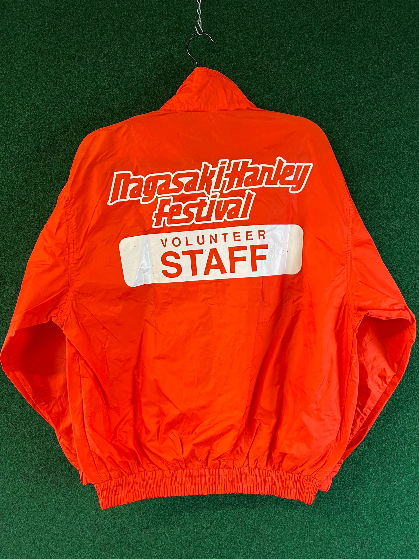 Nagasaki, Japan - Harley Festival 2000 Volunteer Staff Windbreaker Jacket & DVD Set