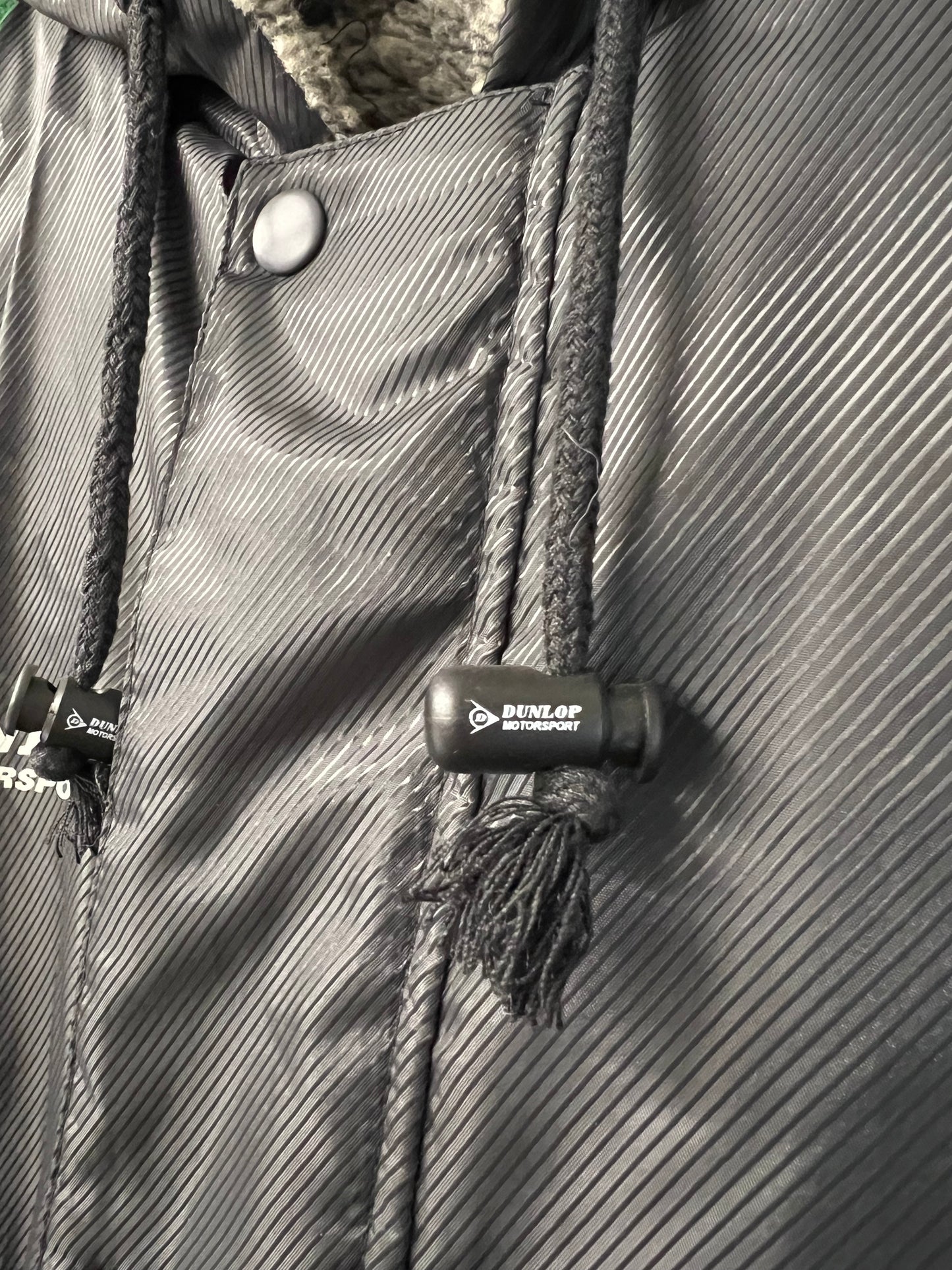 DUNLOP Motorsport - Insulated Fleece Lined Dark Grey Bench Coat