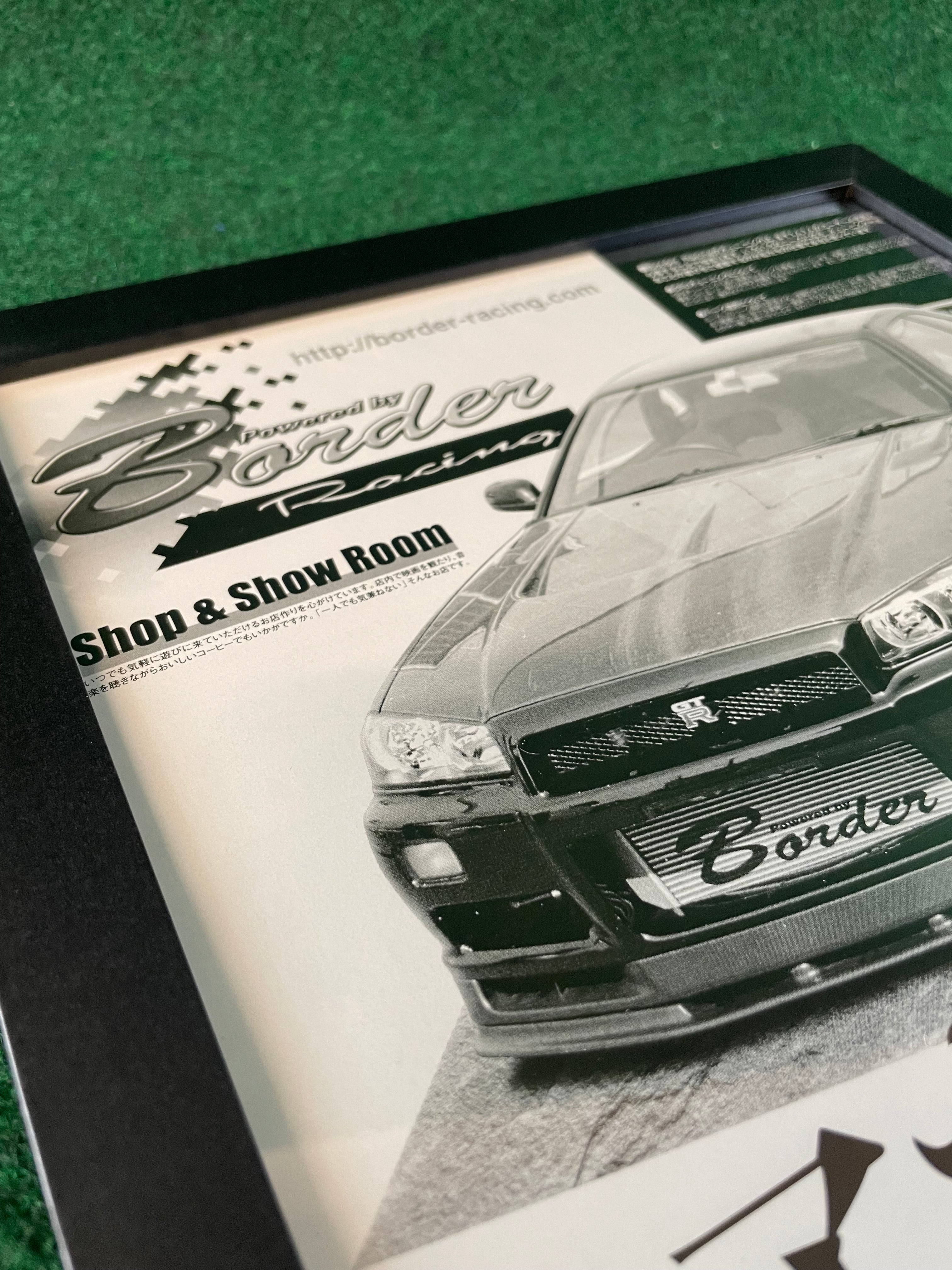 Border Racing - Nissan Skyline R34 Framed Advertisement Picture