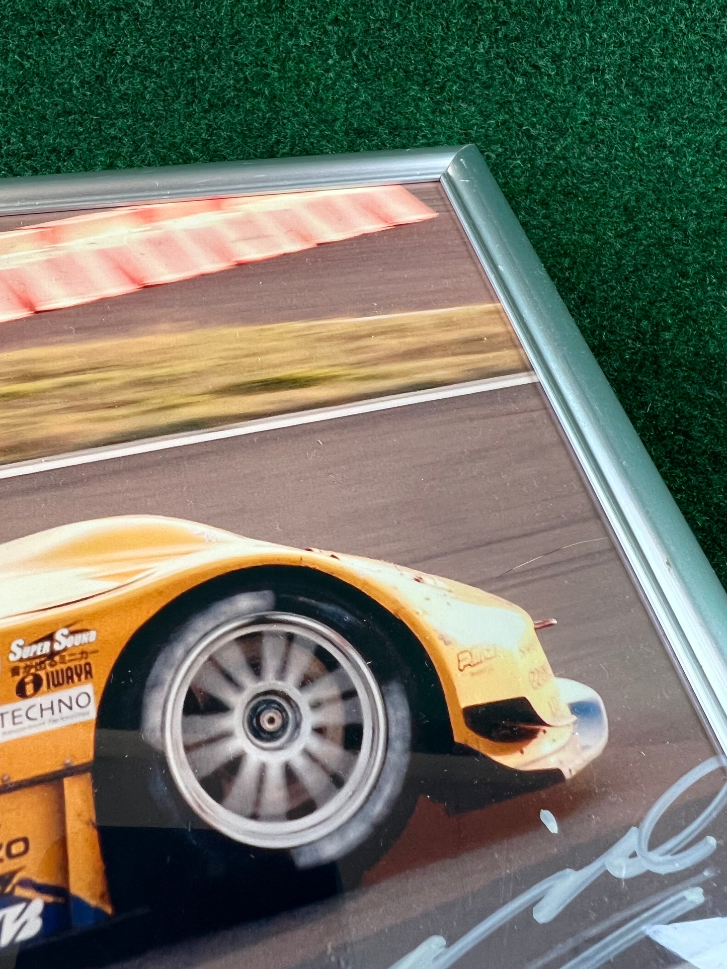 RE Amemiya 2007 Mazda RX-7 SUPER GT - Framed Autographed Photograph