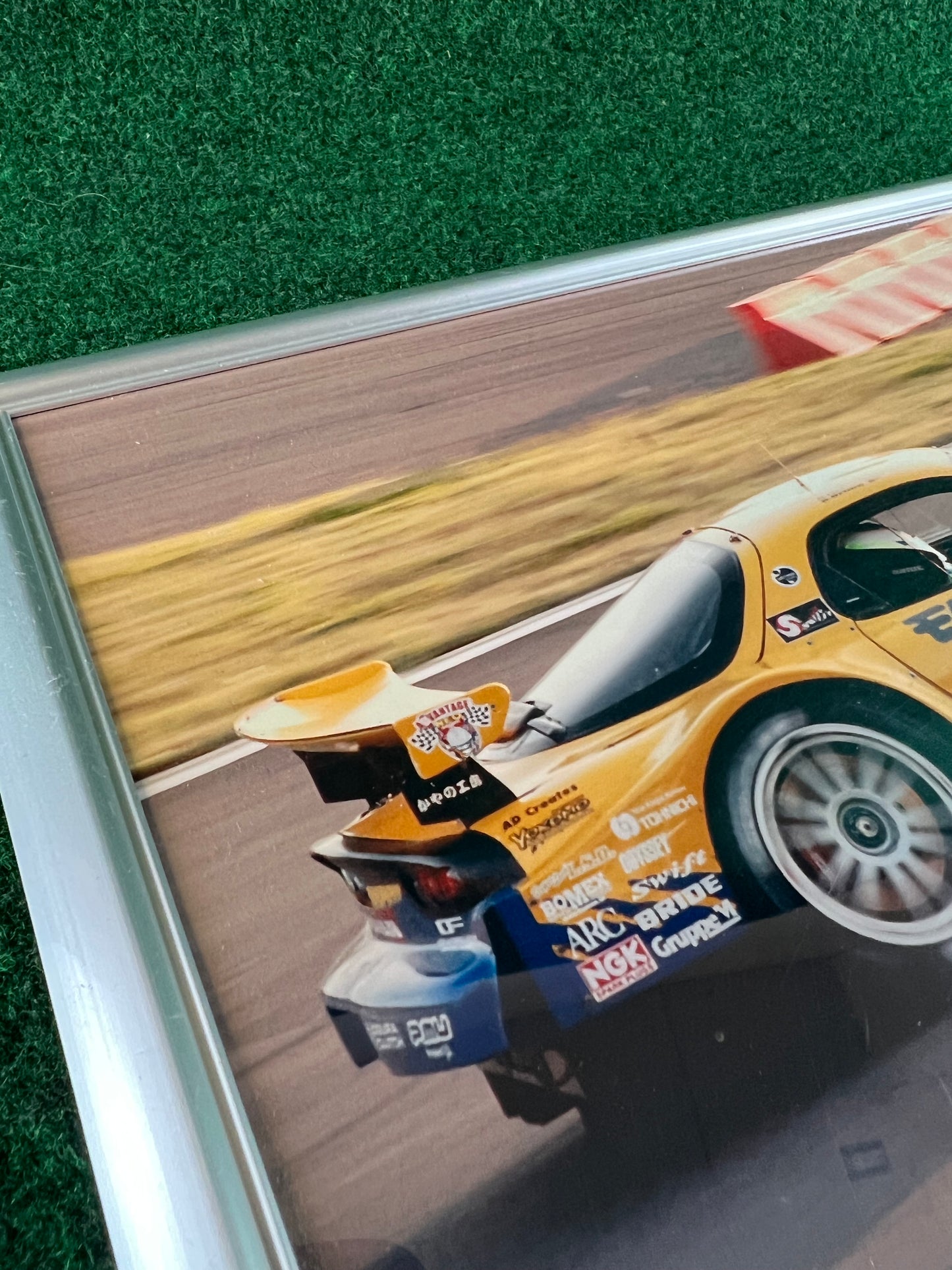 RE Amemiya 2007 Mazda RX-7 SUPER GT - Framed Autographed Photograph
