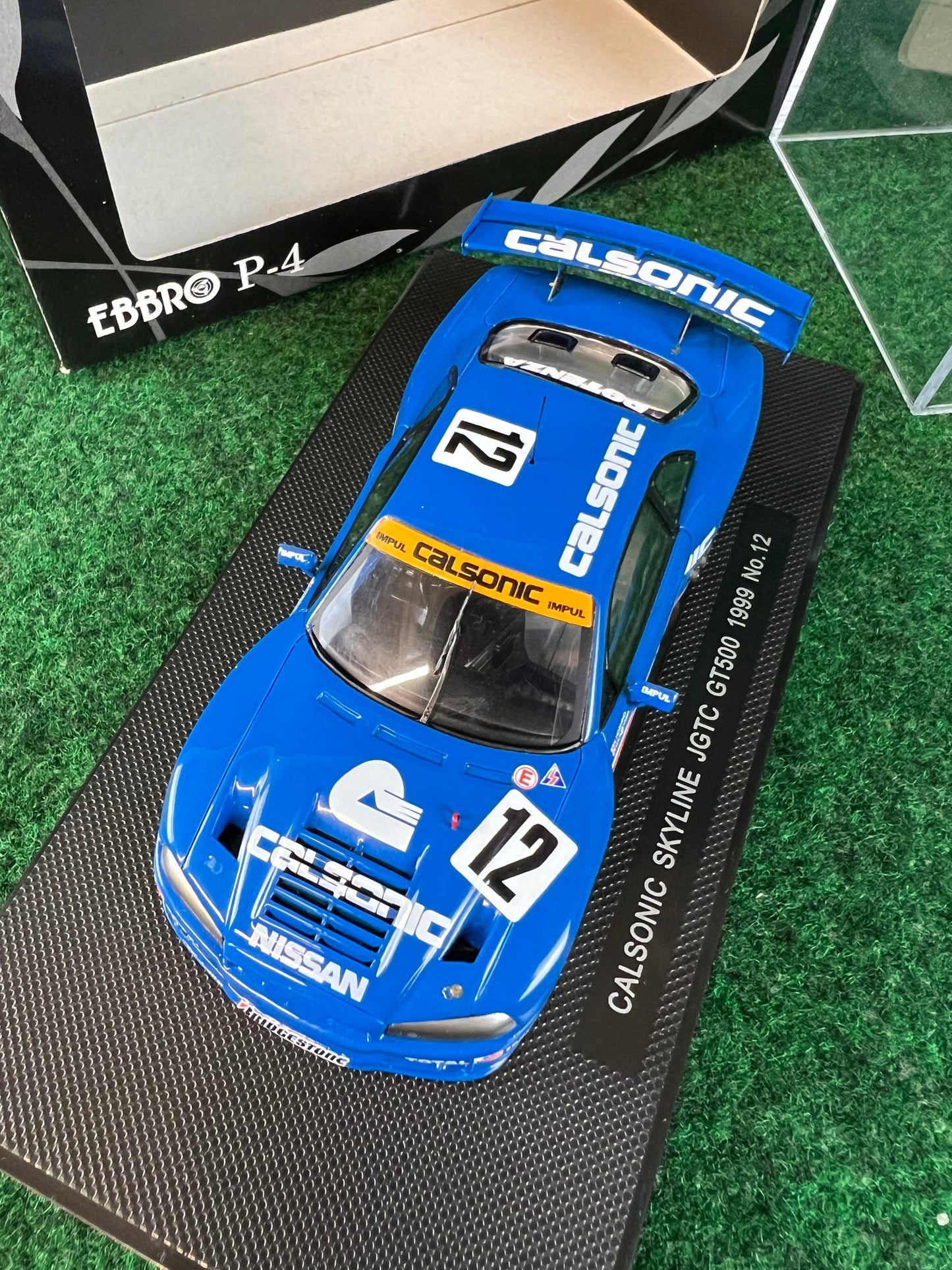 EBBRO P-4 - JGTC 1999 Calsonic Nissan Skyline R34 GTR 1/43 Scale Diecast