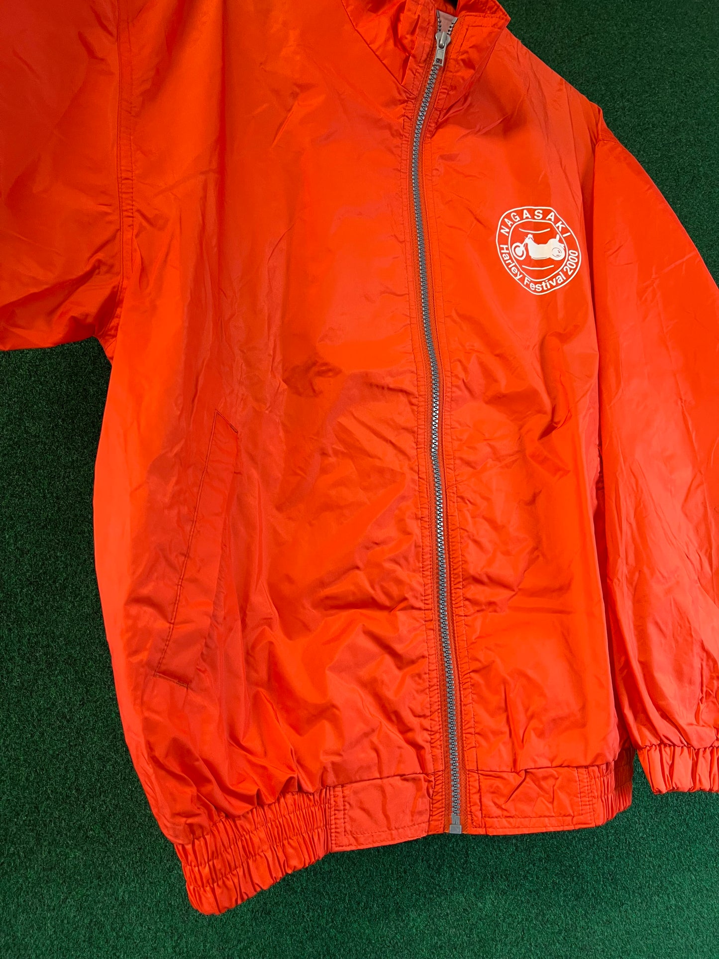 Nagasaki, Japan - Harley Festival 2000 Volunteer Staff Windbreaker Jacket & DVD Set