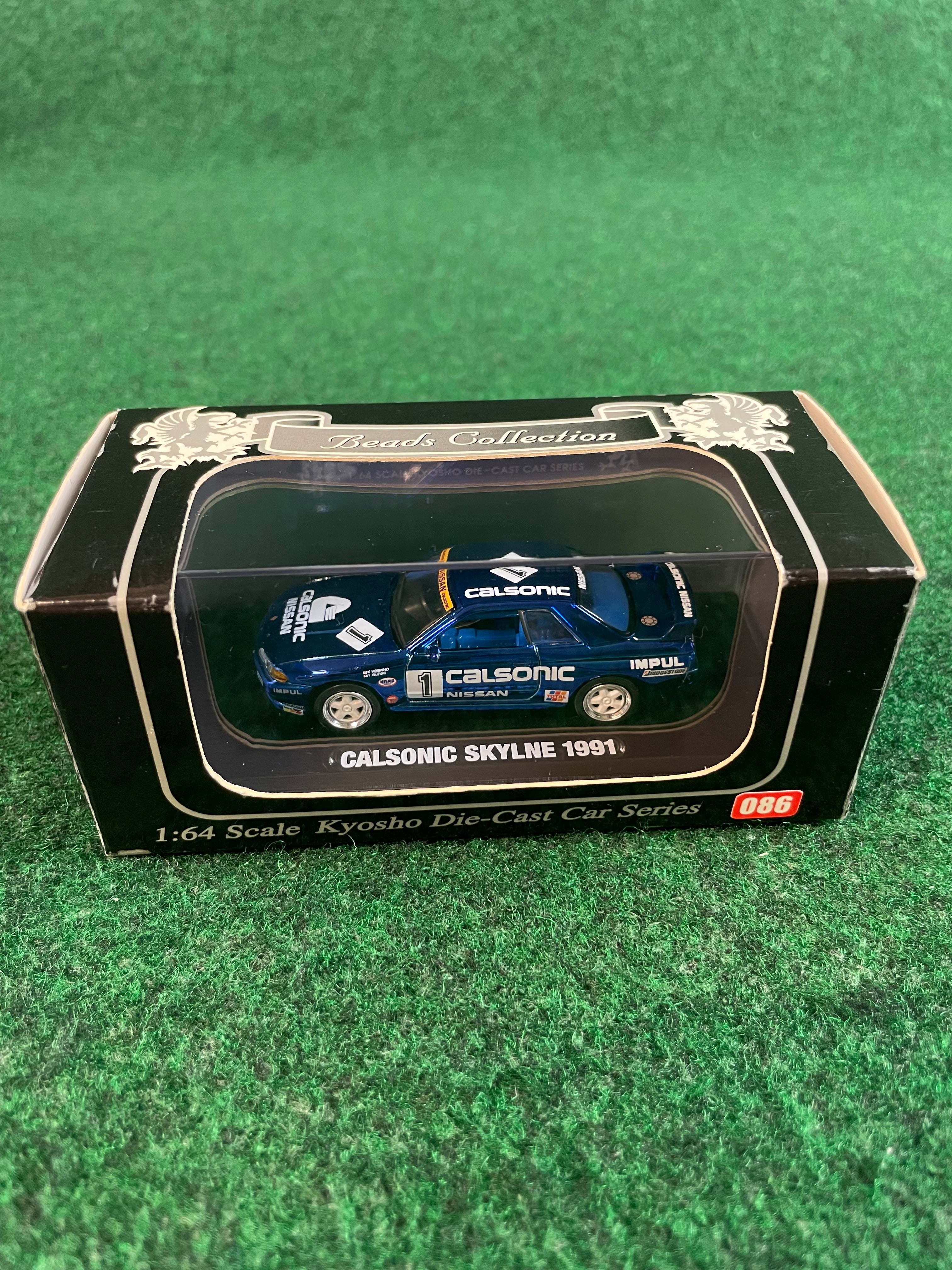 KYOSHO - Beads Collection 1991 Calsonic IMPUL Blue Chrome Limited