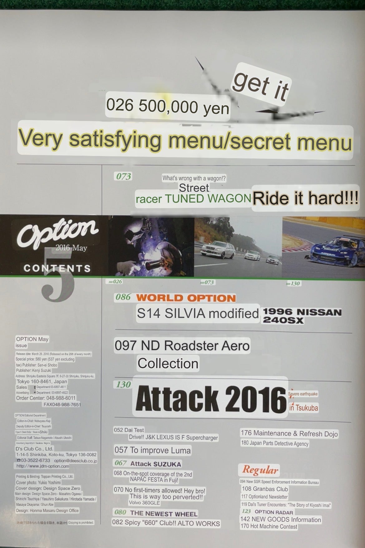 Option Magazine - May 2016