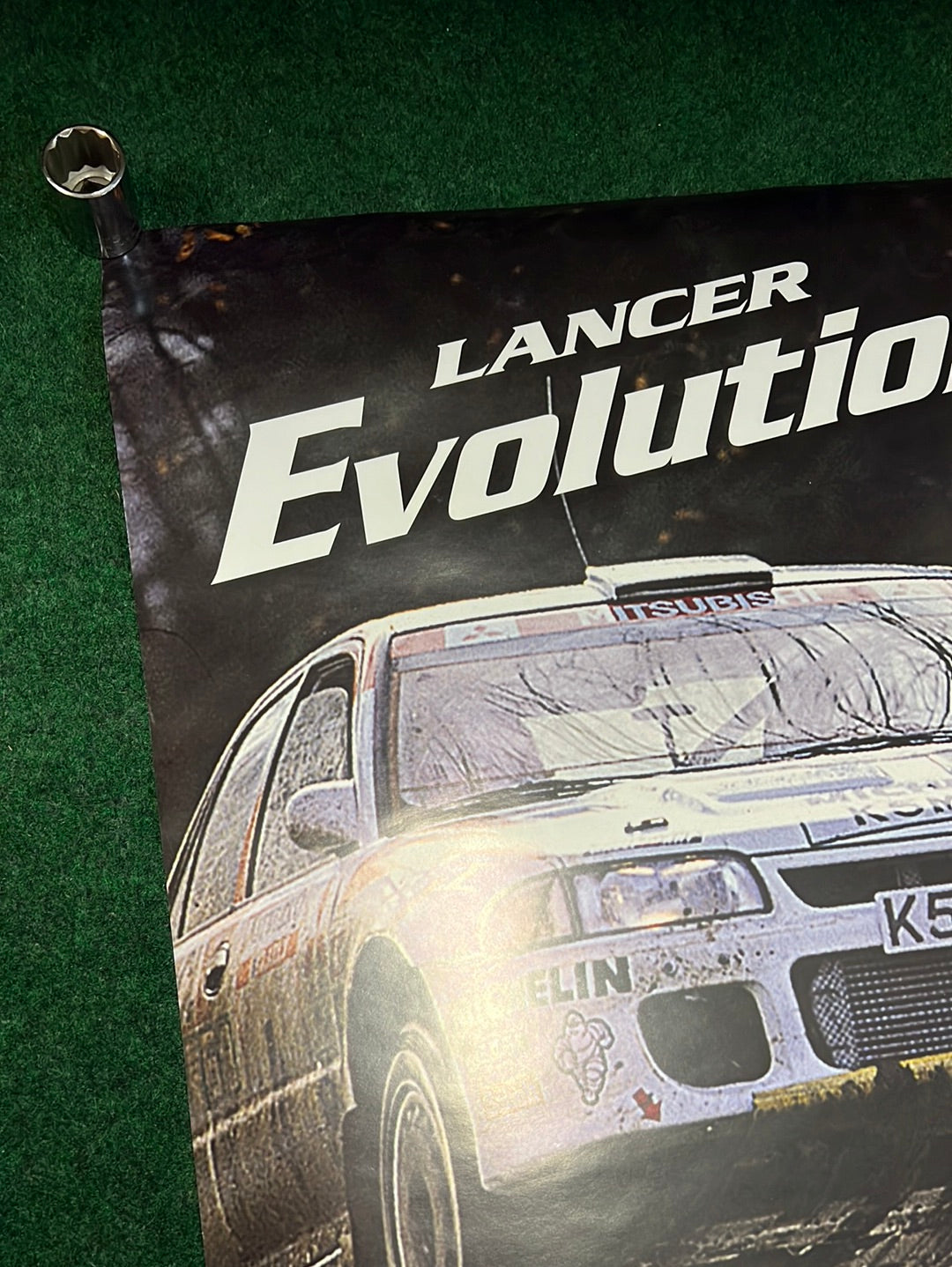 Mitsubishi Lancer Evolution Dealer Distributed Poster - EVO I