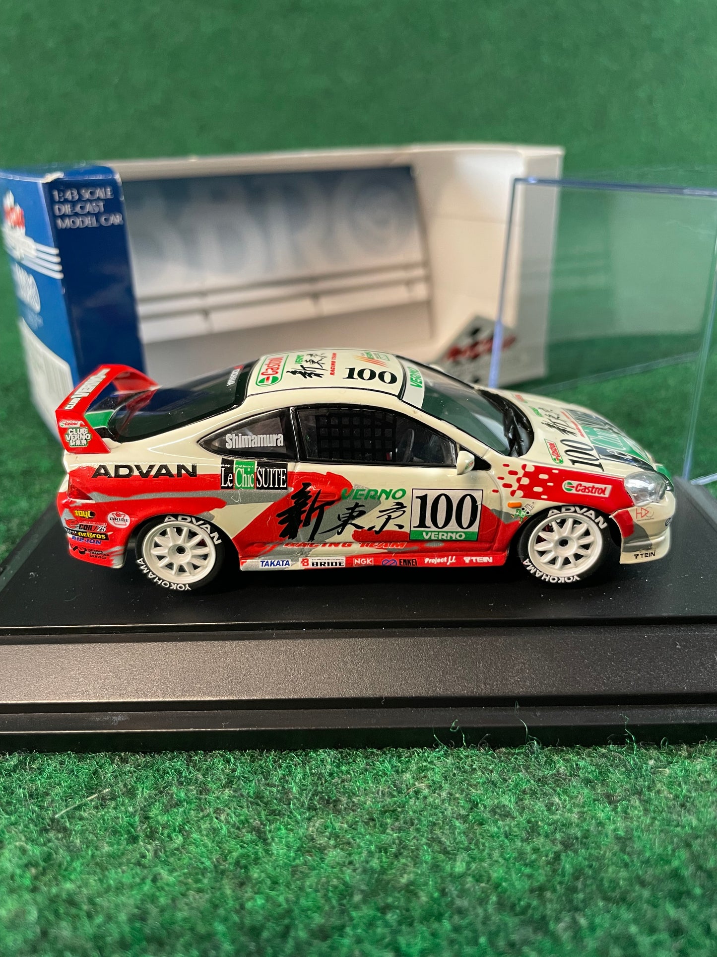 EBBRO Racing Car Collection - Verno Shin Tokyo Honda Integra Type R DC5 1/43 Scale Diecast
