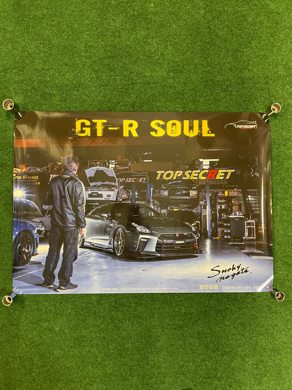 Top Secret - “GT-R Soul” Nissan R35 GTR Smoky Nagata “GT-R Base” 2023 Calendar & Poster