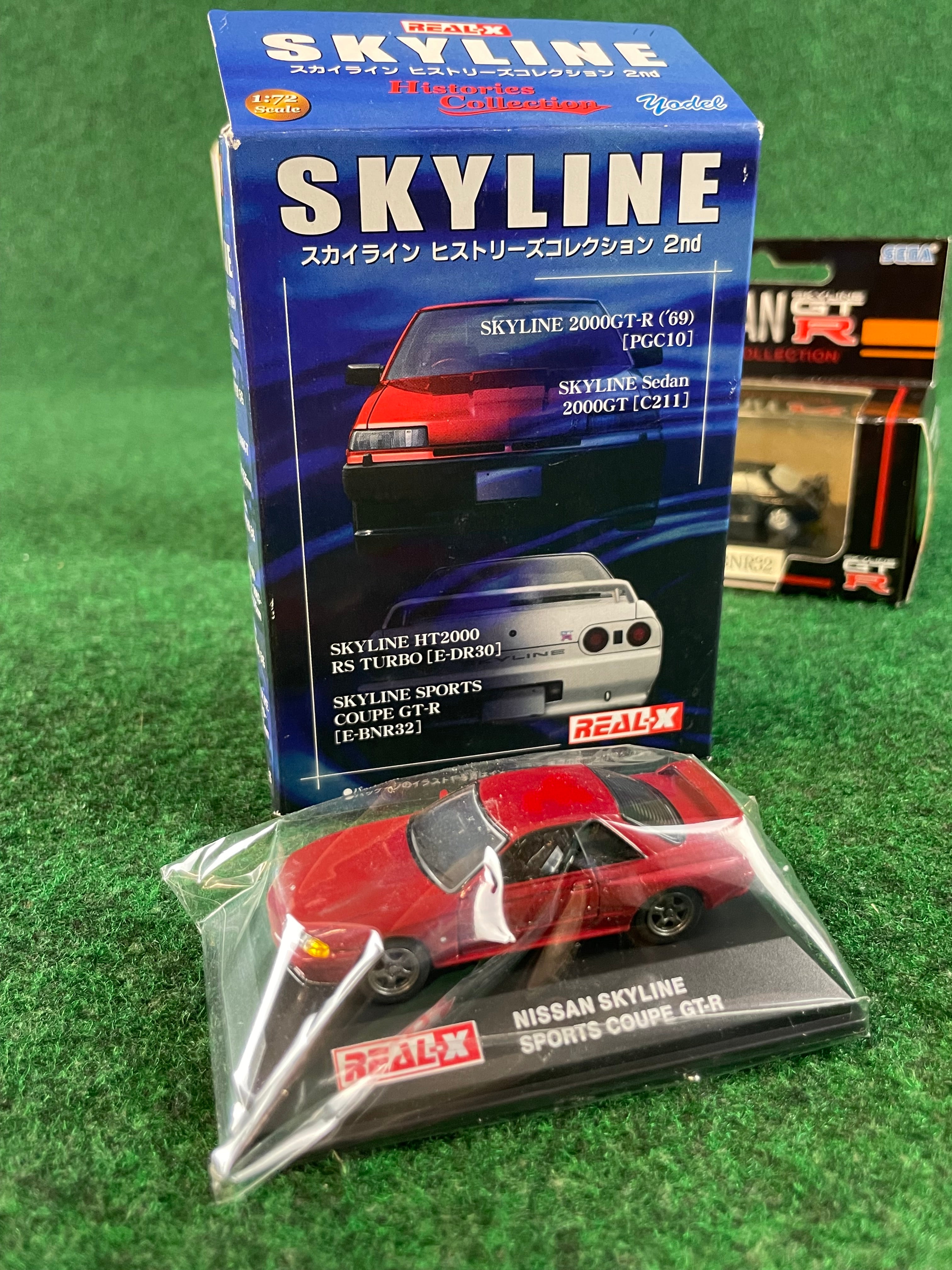 Nissan Skyline R32 GT-R (KYOSHO, SEGA & RealX) Model & Diecast Car