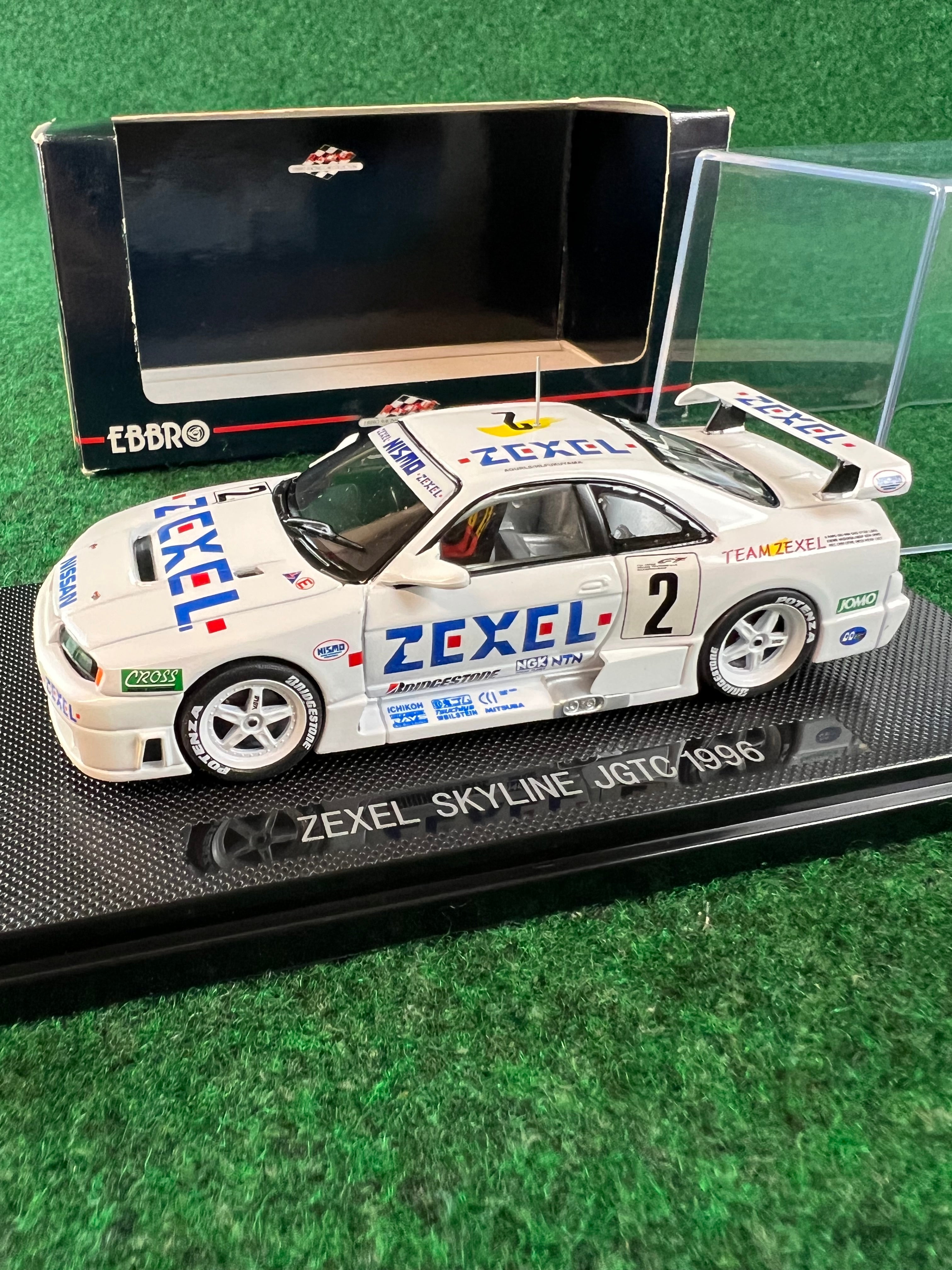 EBBRO Racing Car Collection - 1996 JGTC Zexel Nissan Skyline R33