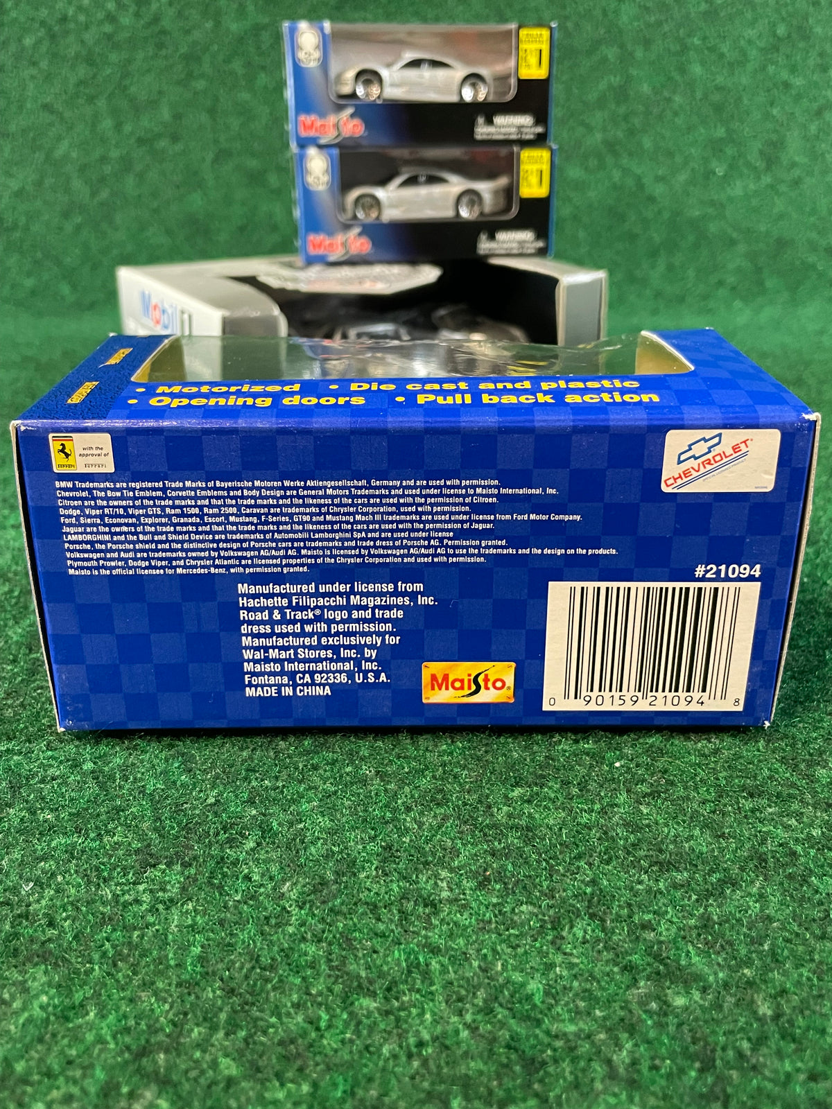 Porsche & Mercedes - Toy Car Diecast Set