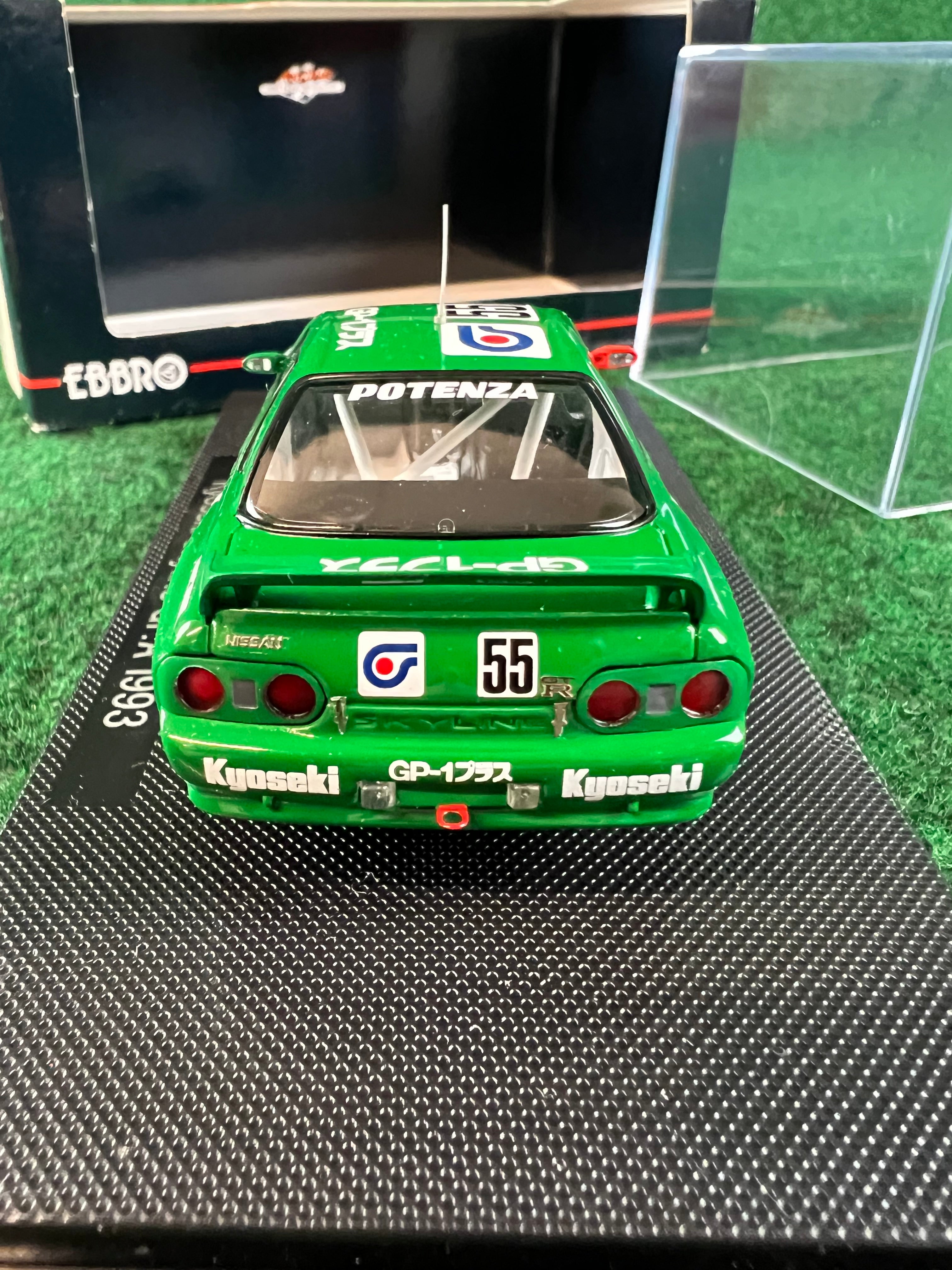 NISSAN SKYLINE GT-R R32 EBBRO　1/43 EBBRO Racing Collection Kyoseki 1993 Nissan Skyline R32 GTR 1/43