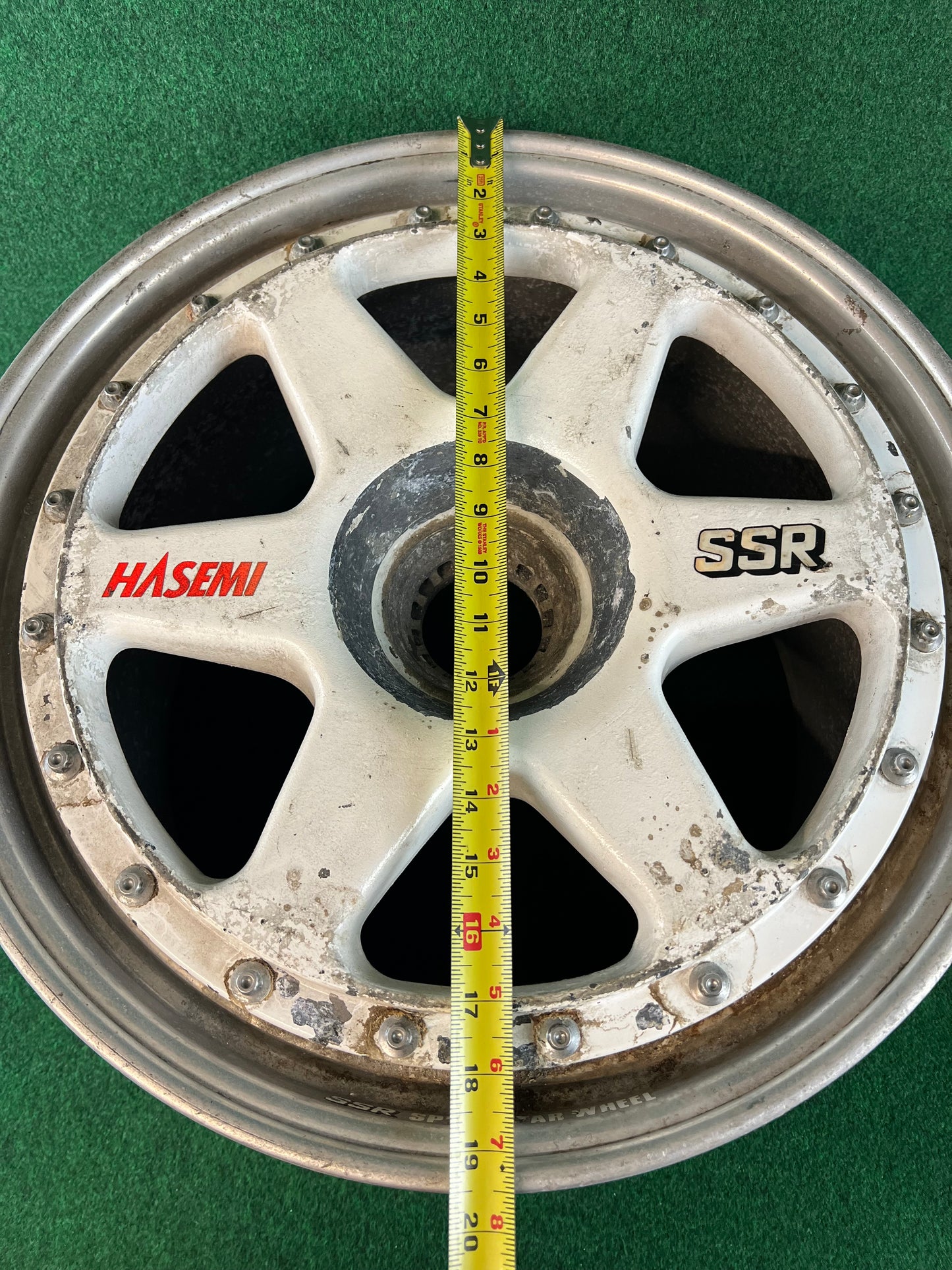 HASEMI x SSR Wheels - JGTC Nissan Skyline R32 GT-R Race Used Centerlock Wheel Set