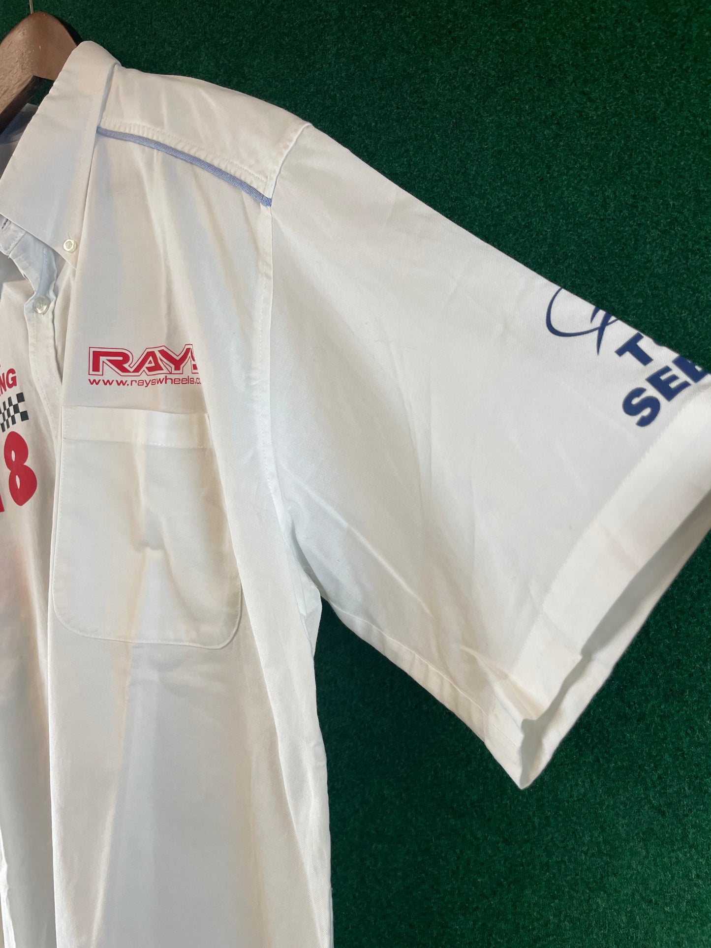 RAYS WHEELS - Team Sebring Racing Team  Button down Short Sleeve Pit Shirt