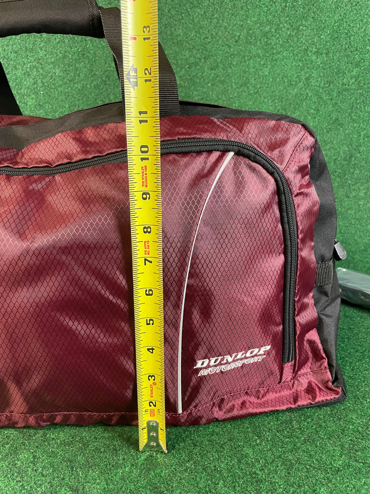 DUNLOP Motorsport - Dark Red & Black Duffle Travel Bag