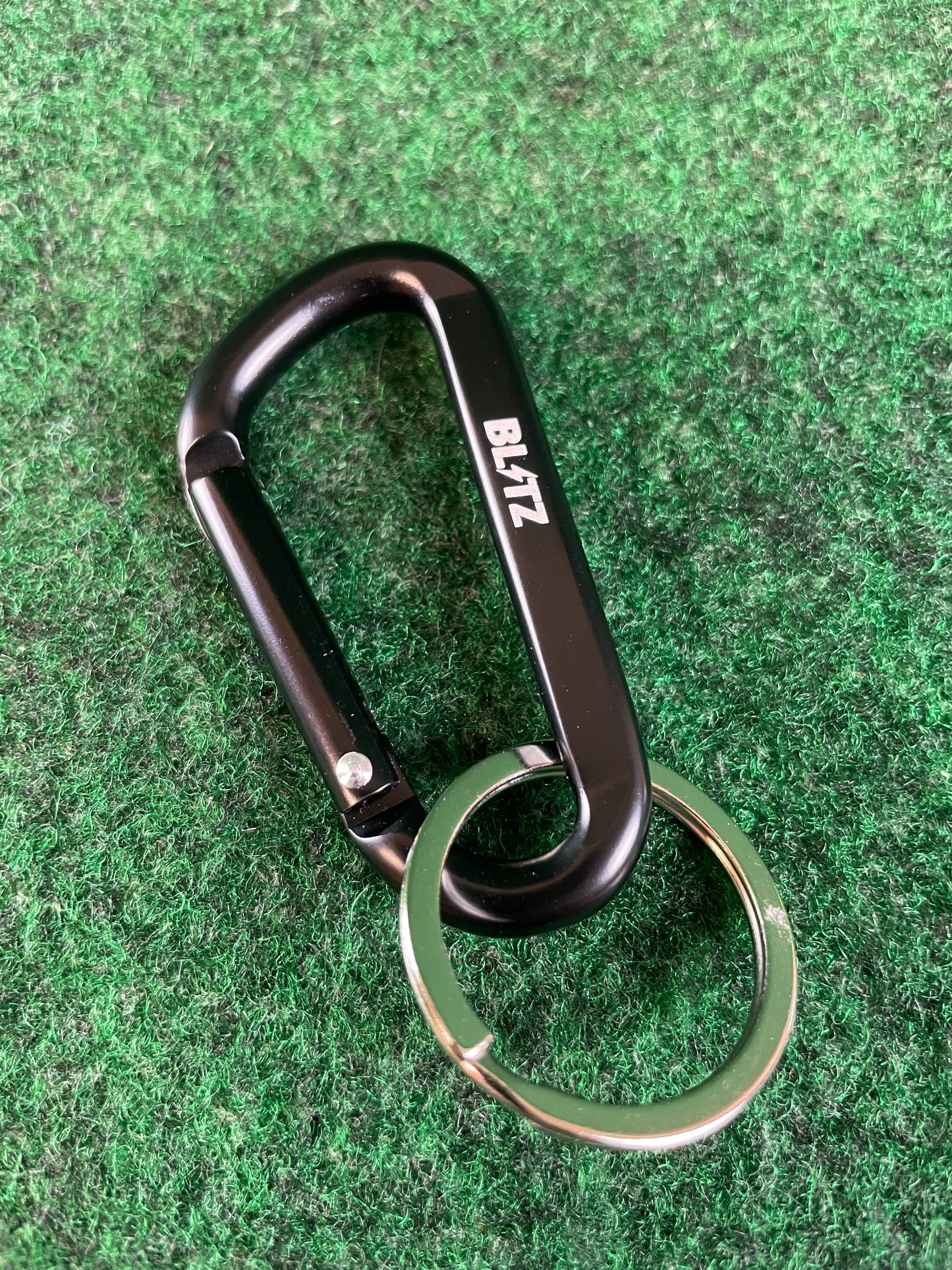 BLITZ - Black Carabiner Keychain