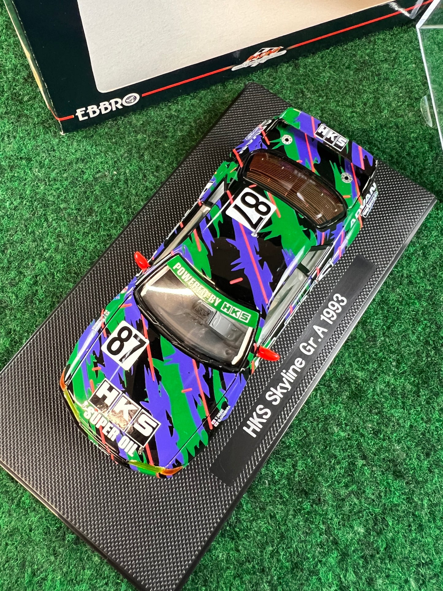 EBBRO Racing Collection - 1993 HKS Nissan Skyline R32 GTR Gr. A 1/43 Scale Diecast