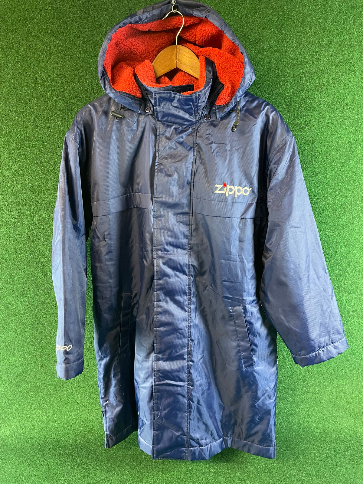 Zippo - Navy Blue & Red Insulated Bench Coat