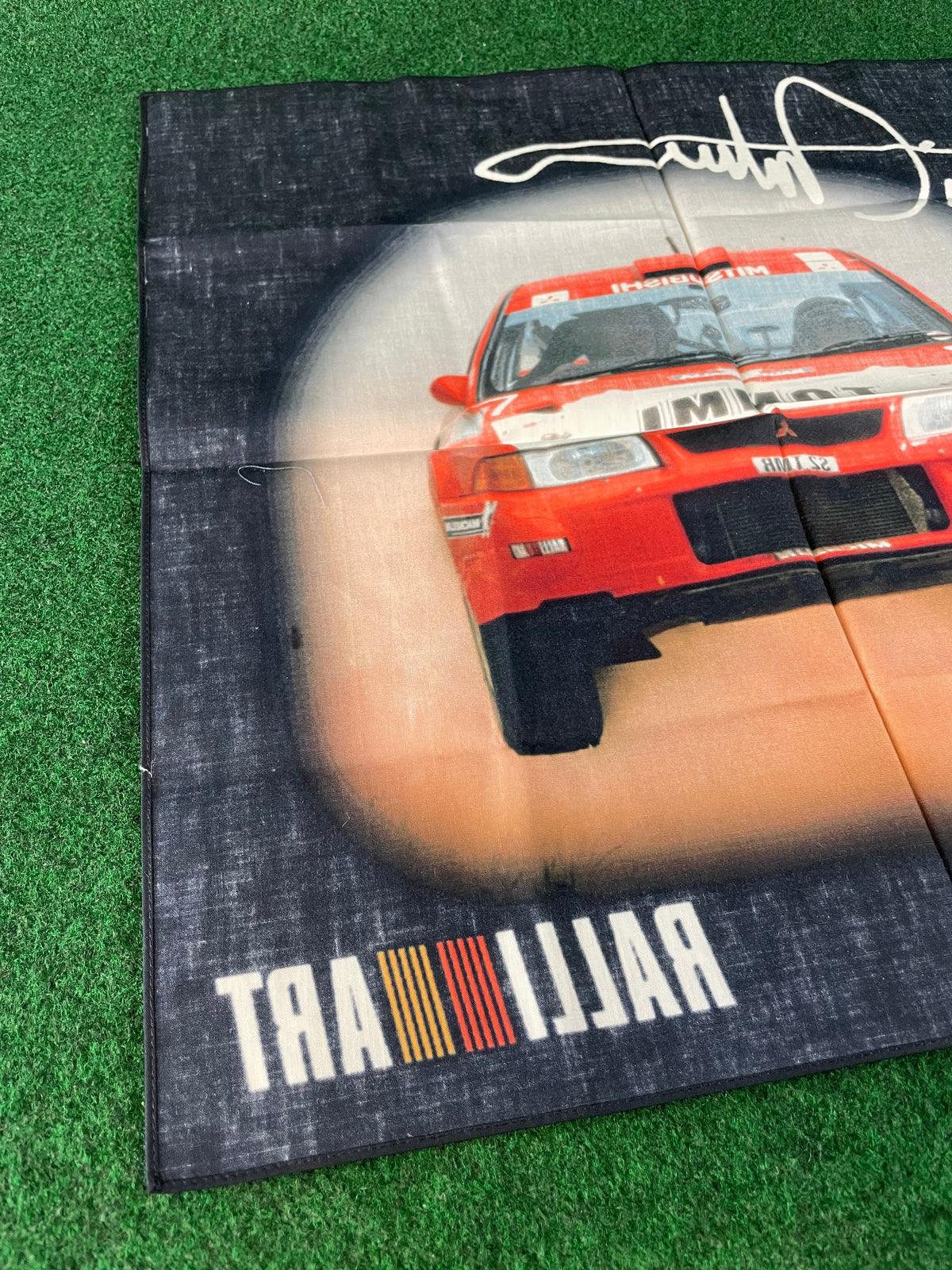 RALLIART - Tommy Makinen WRC Mitsubishi Lancer Evolution Handkerchief Towel