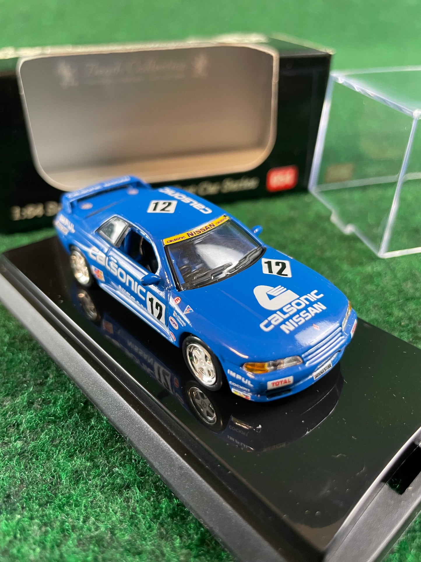 KYOSHO - Beads Collection 1990 & 1991 Calsonic IMPUL Nissan Skyline R32 GT-R 1/64 Scale Diecast Set