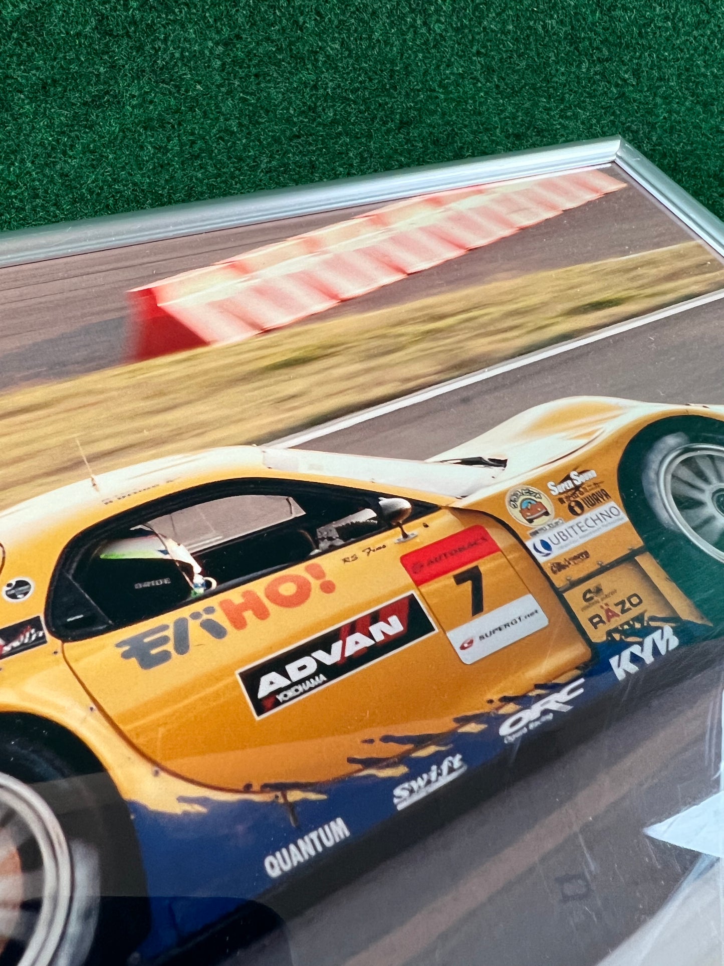 RE Amemiya 2007 Mazda RX-7 SUPER GT - Framed Autographed Photograph