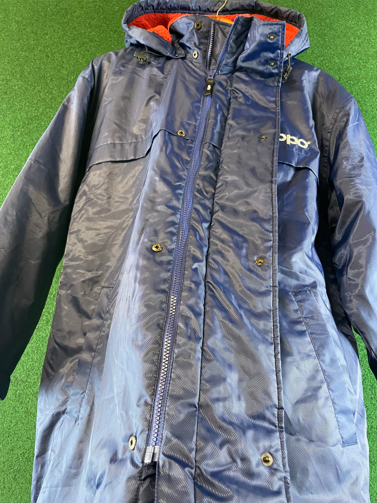 Zippo - Navy Blue & Red Insulated Bench Coat
