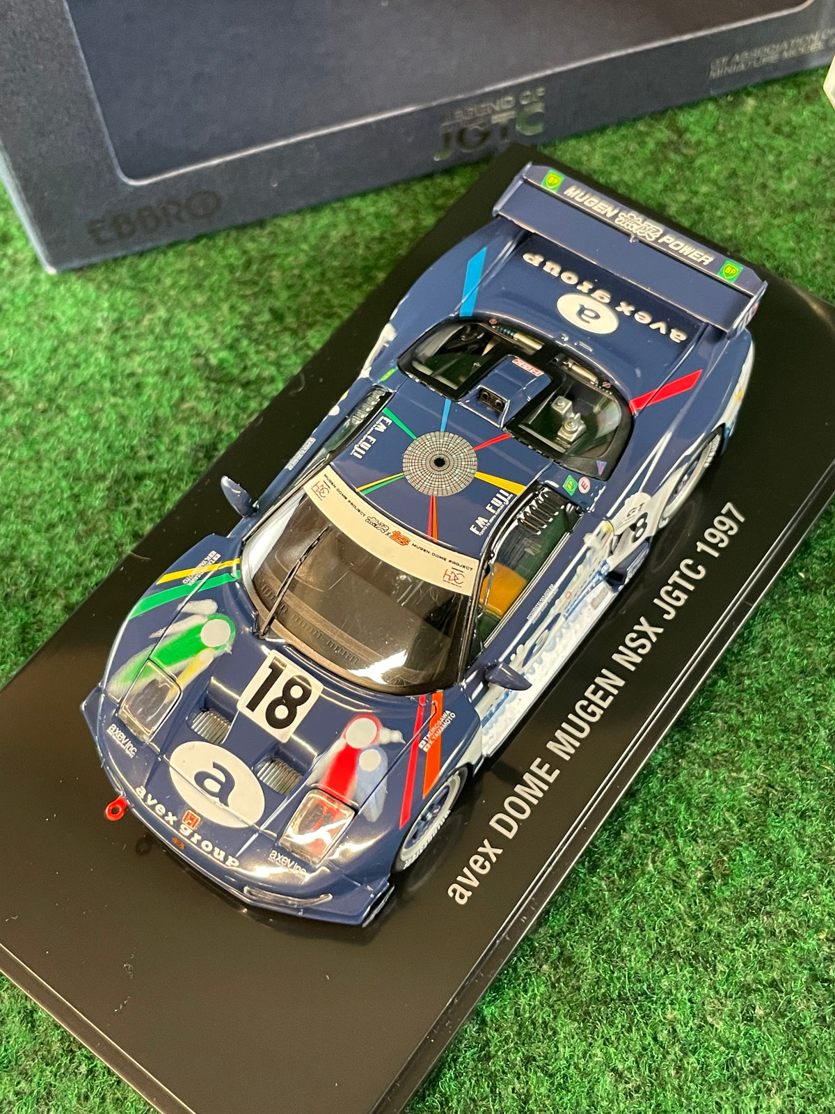 EBBRO - Legends of JGTC avex DOME Mugen 1997 Honda NSX 1/43 Scale Diecast