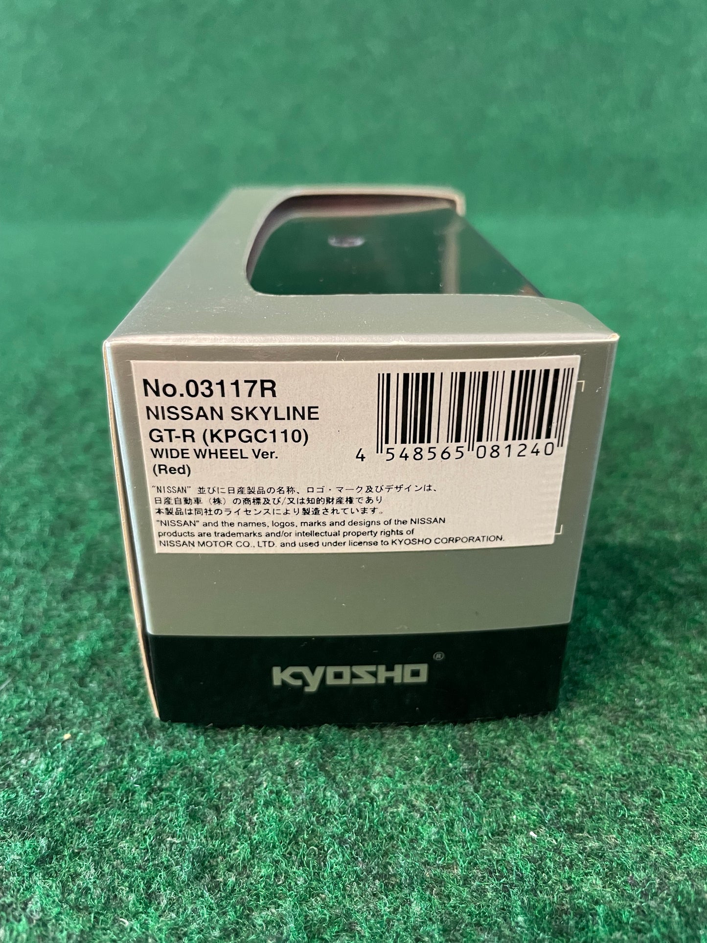 KYOSHO - Nissan Skyline Ken Mary GT-R KPGC110 Wide Wheel Version (Red) 1/43 Scale Diecast