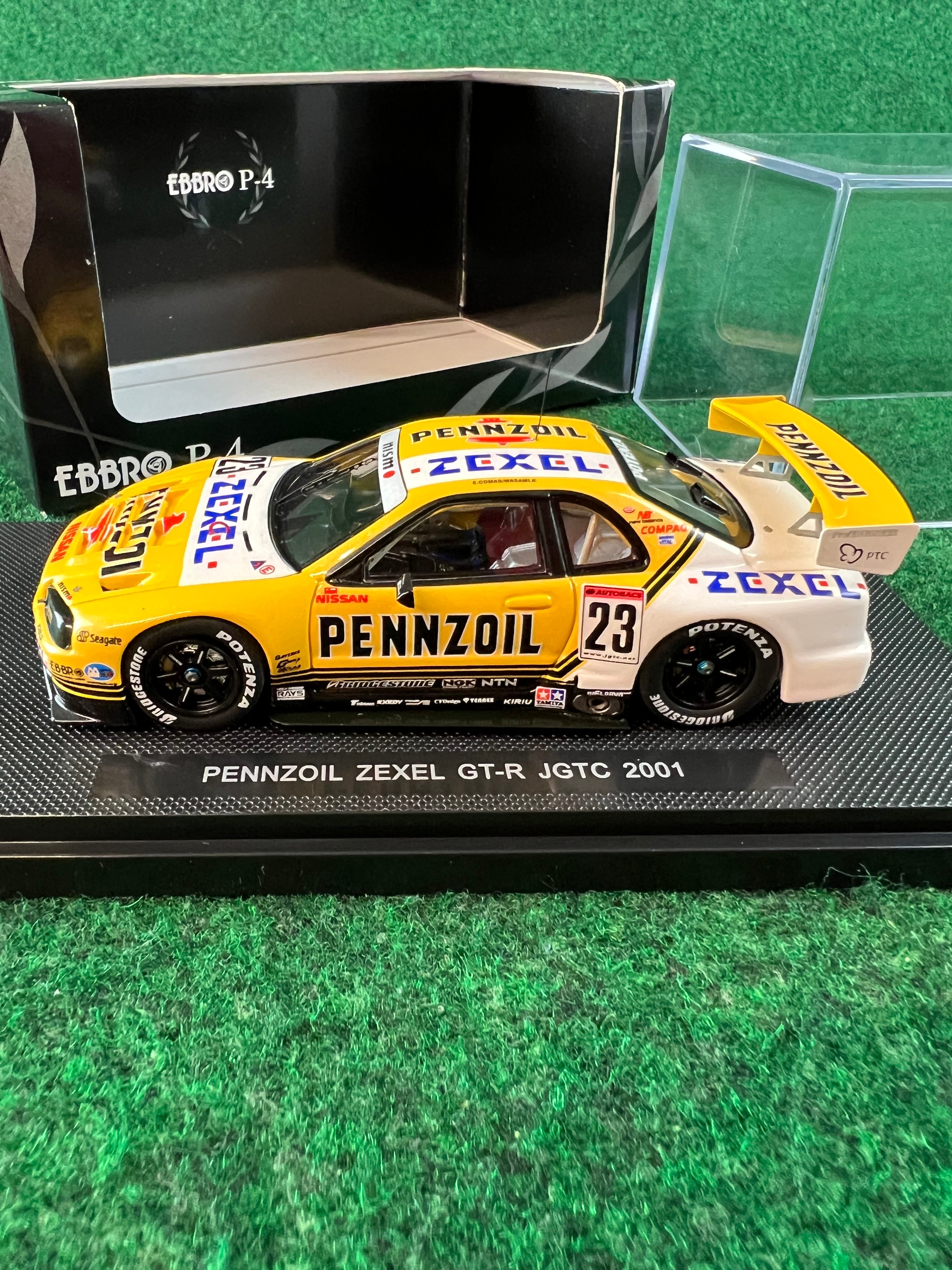エブロ　1/43 PENZOIL ZEXEL GT-R 01 2台セット エブロ 1/43 PENZOIL ZEXEL GT-R 01 2台セット - メルカリ