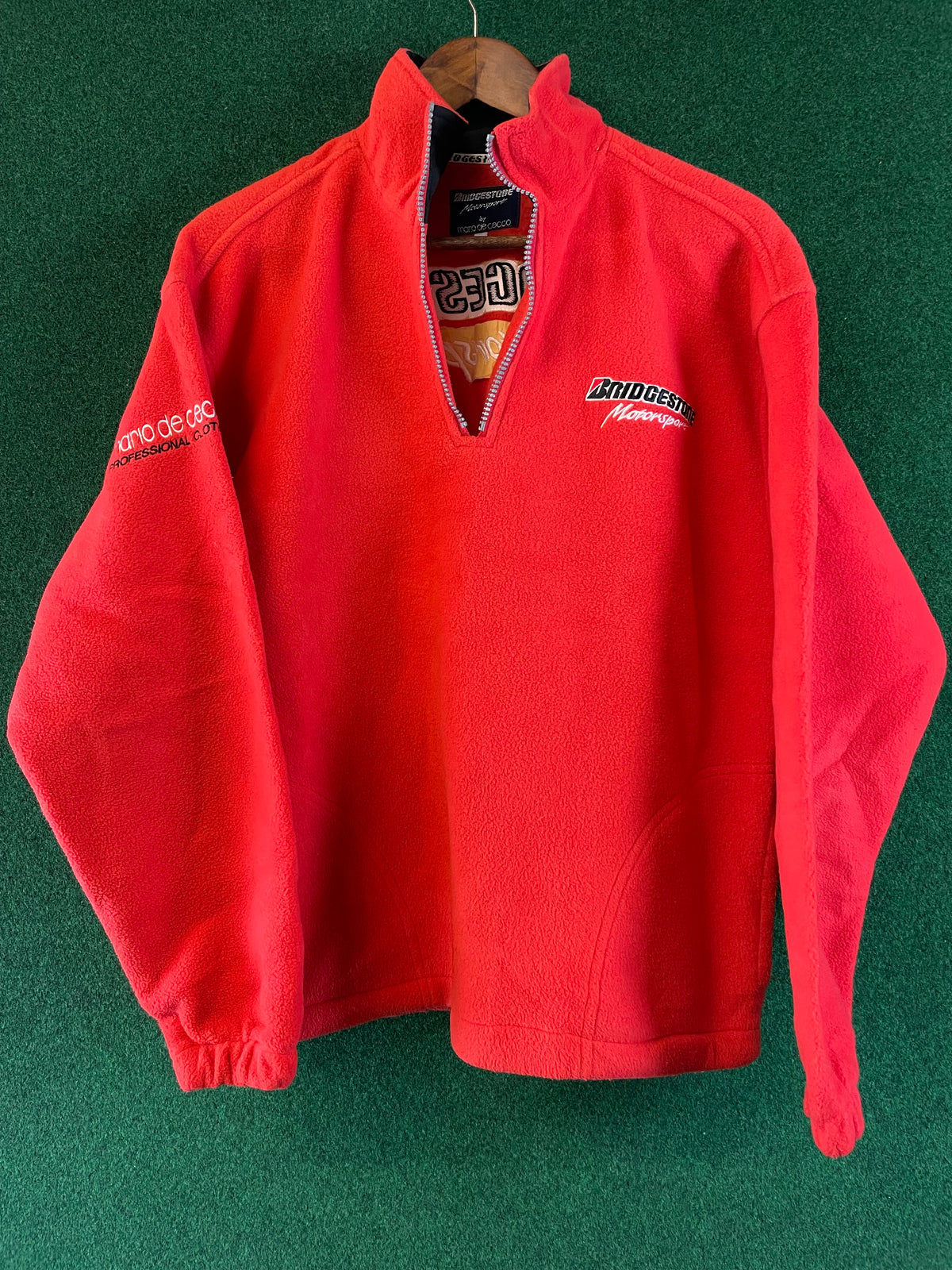 BRIDGESTONE Motorsport - Red Fleece Pullover Jacket