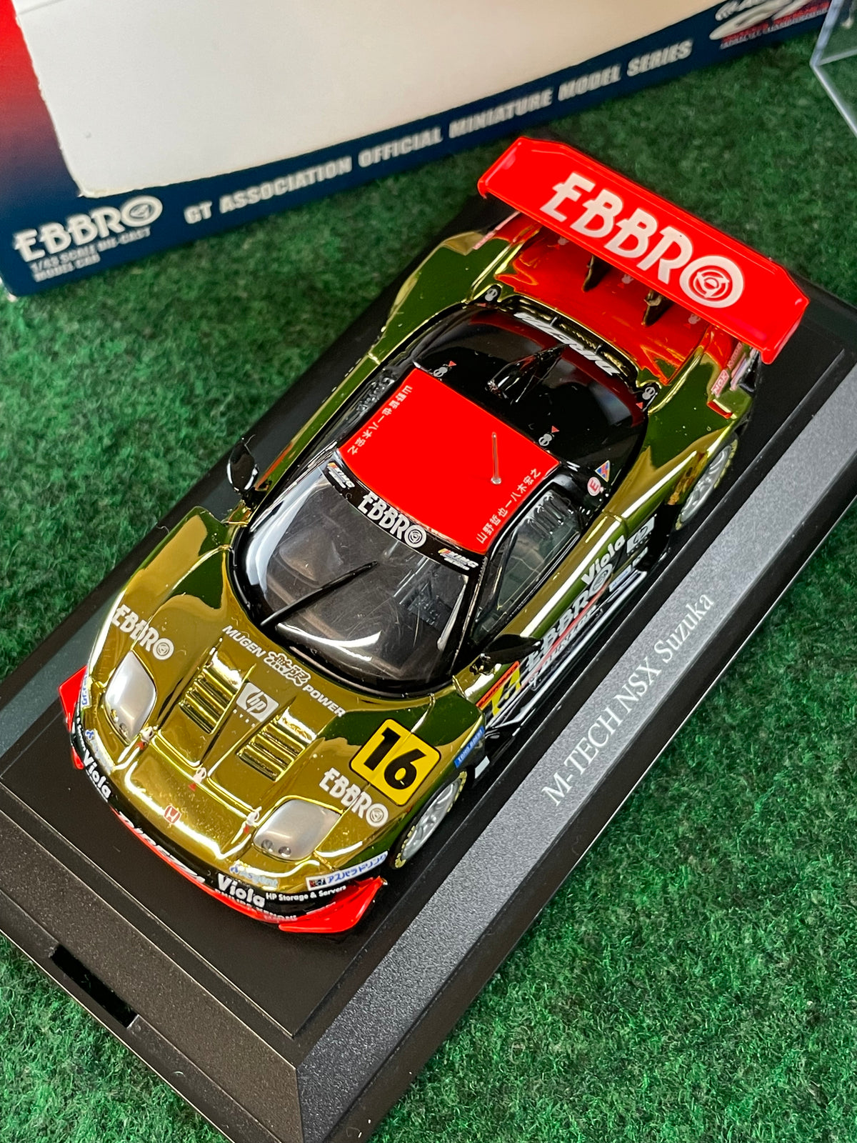 EBBRO - 2004 JGTC M-TECH Honda NSX Suzuka 1/43 Scale Diecast