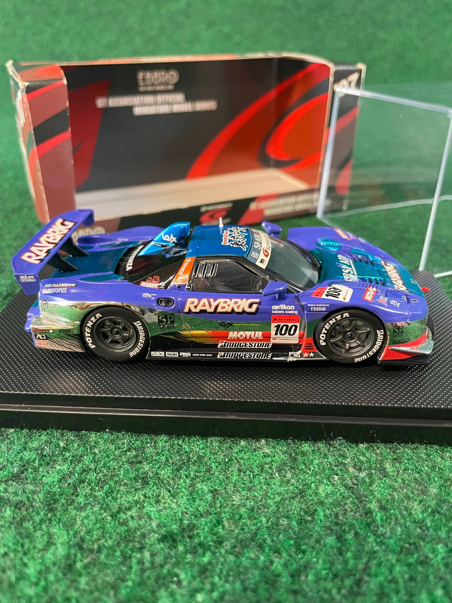 EBBRO - SuperGT 2007 Raybrig Honda NSX Fuji 300km 1/43 Scale Diecast